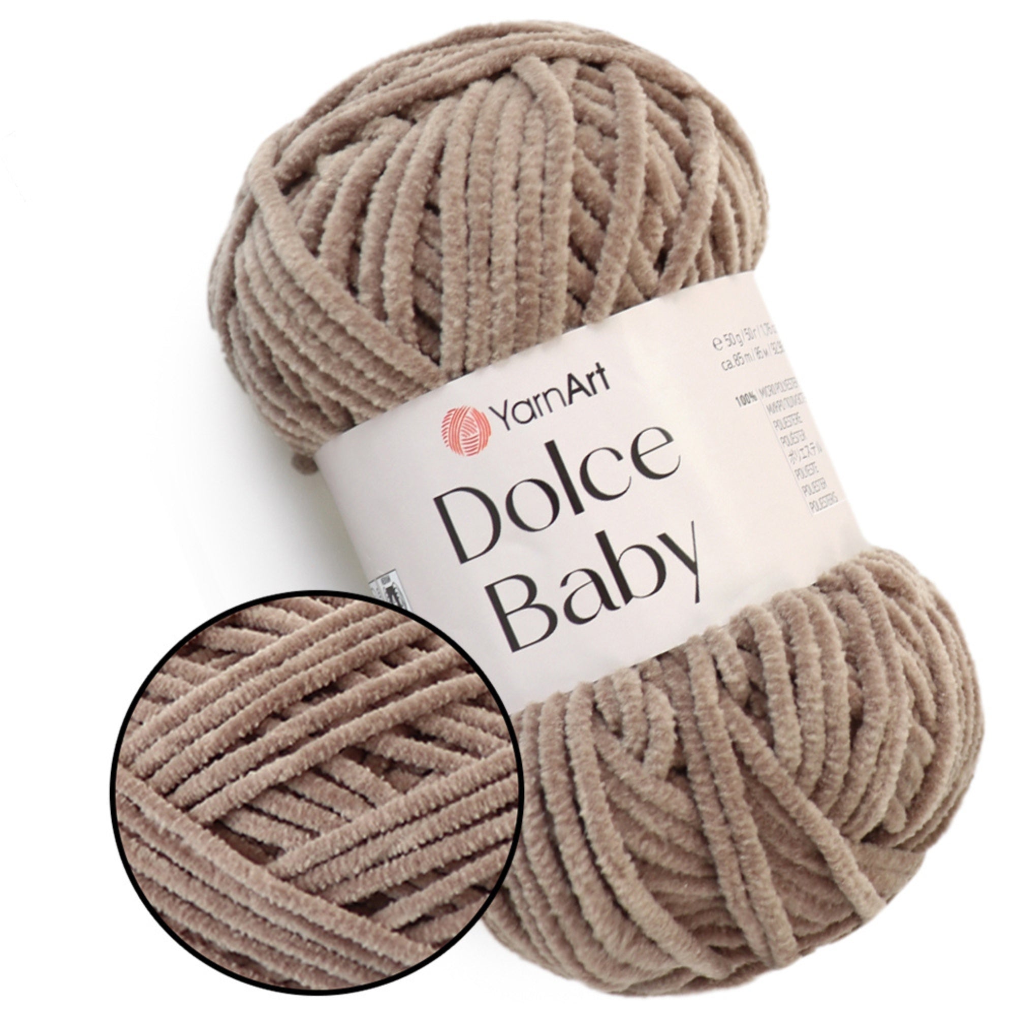 YarnArt Dolce Baby, 29 colors, 1.76 oz / 93 yds
