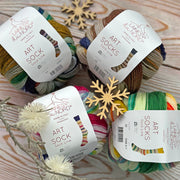 Laines du Nord Art Socks, 4 colors, 3.53 oz / 459 yds