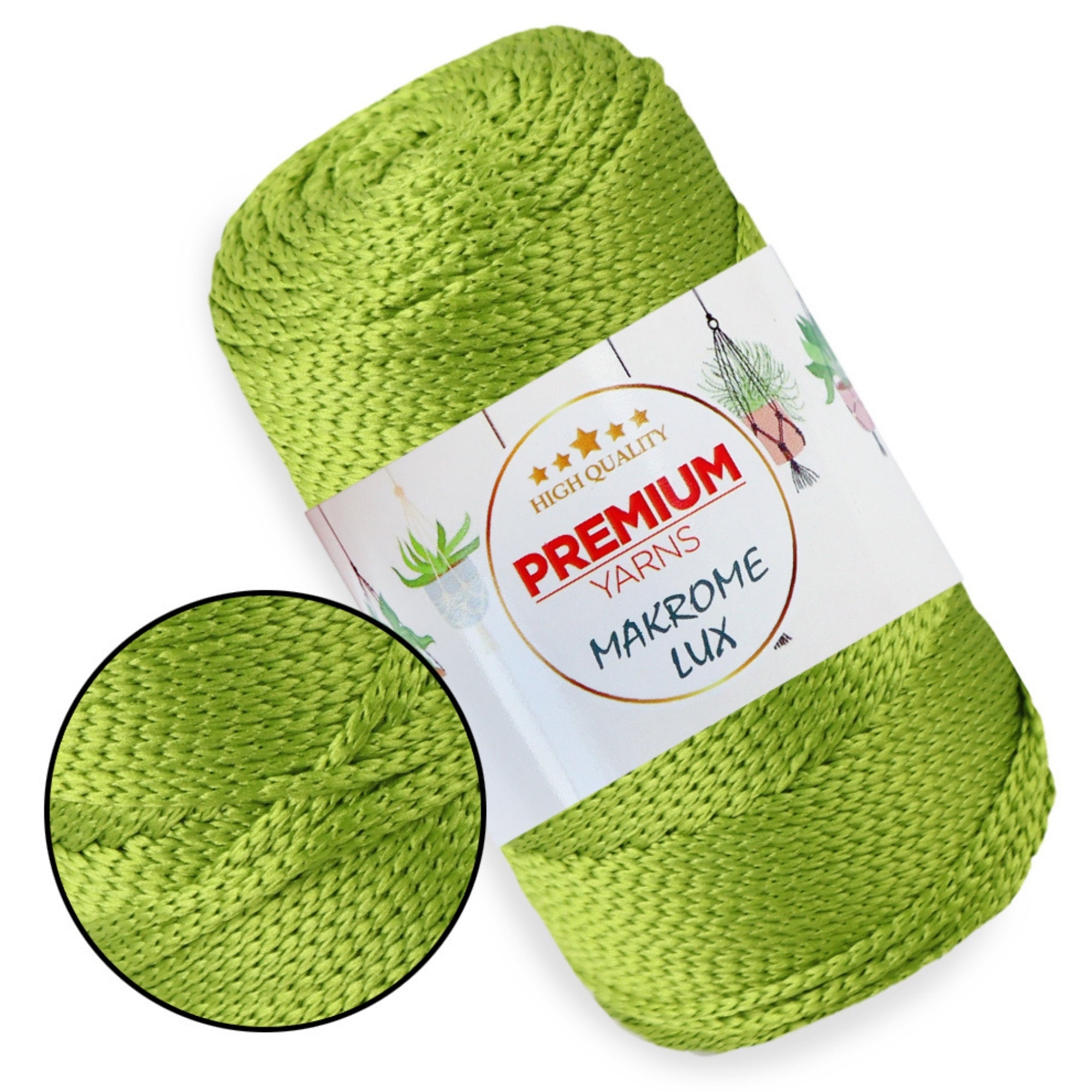 Premium Yarns Makrome Lux, 16 colors, 3.52 oz / 197 yds