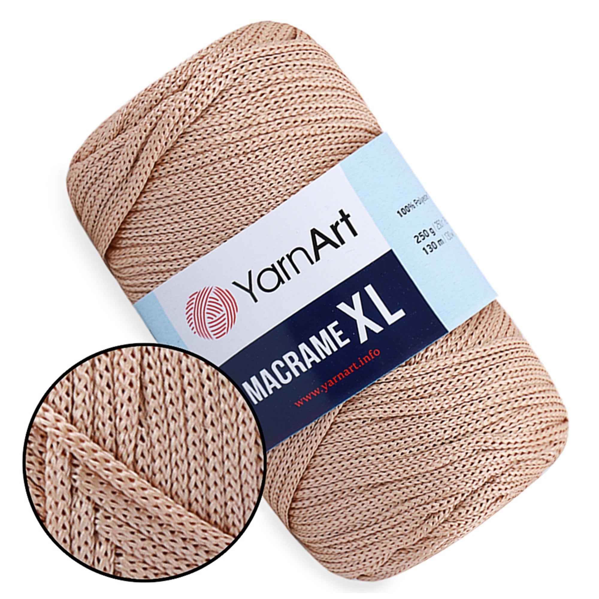 YarnArt Macrame XL, 30 colors, 8.82 oz / 142 yds