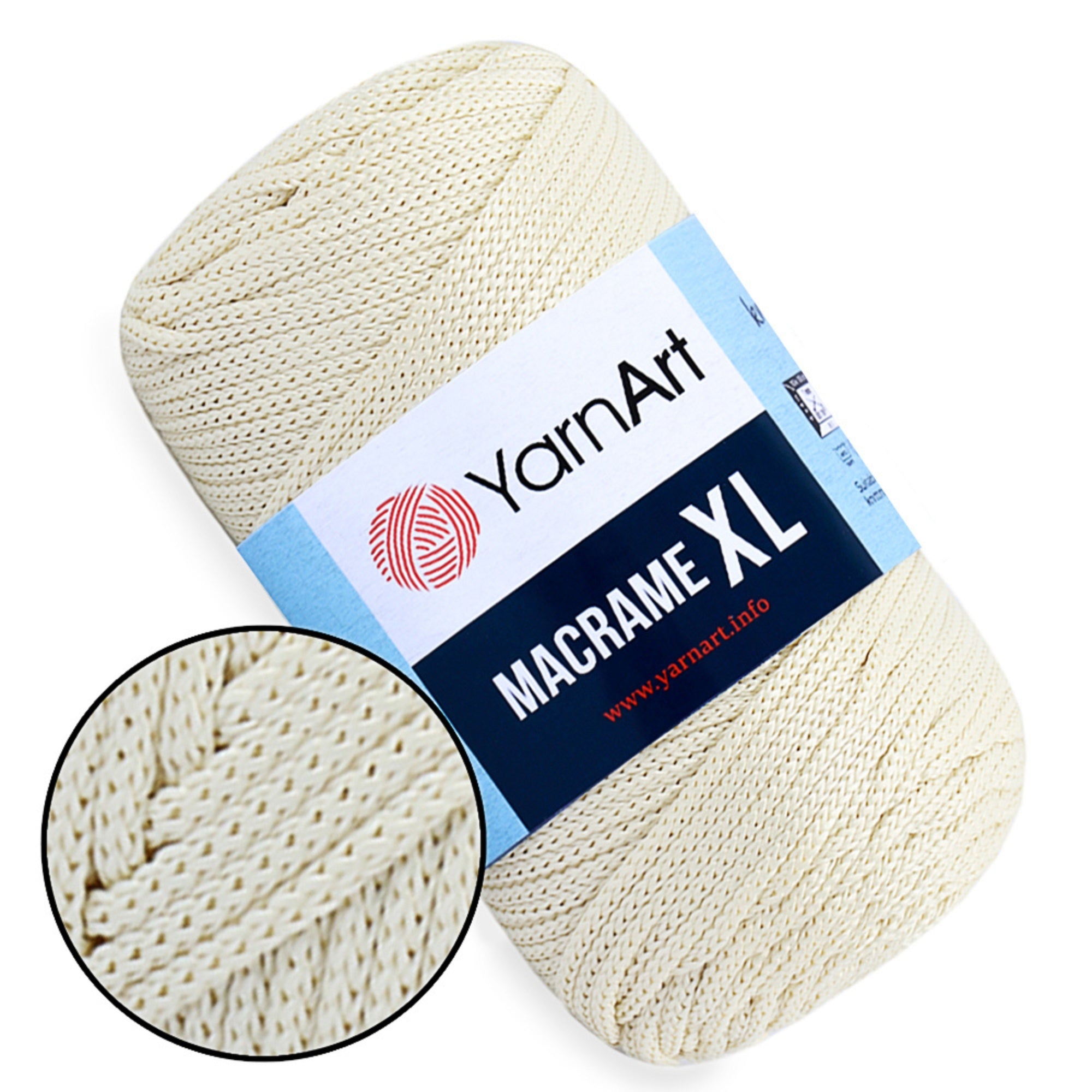 YarnArt Macrame XL, 30 colors, 8.82 oz / 142 yds