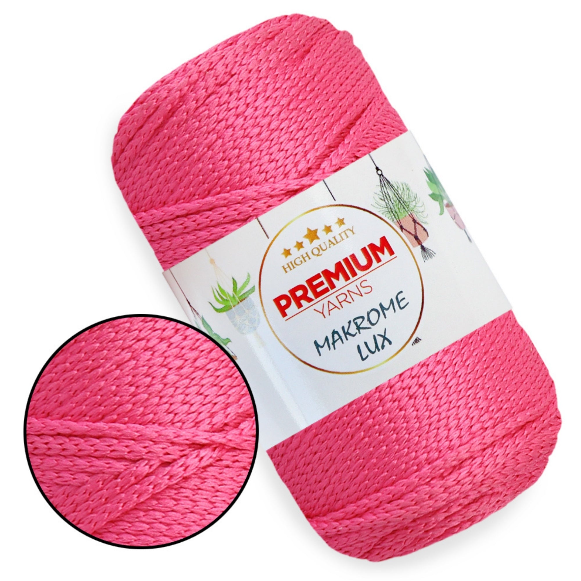 Premium Yarns Makrome Lux, 16 colors, 3.52 oz / 197 yds