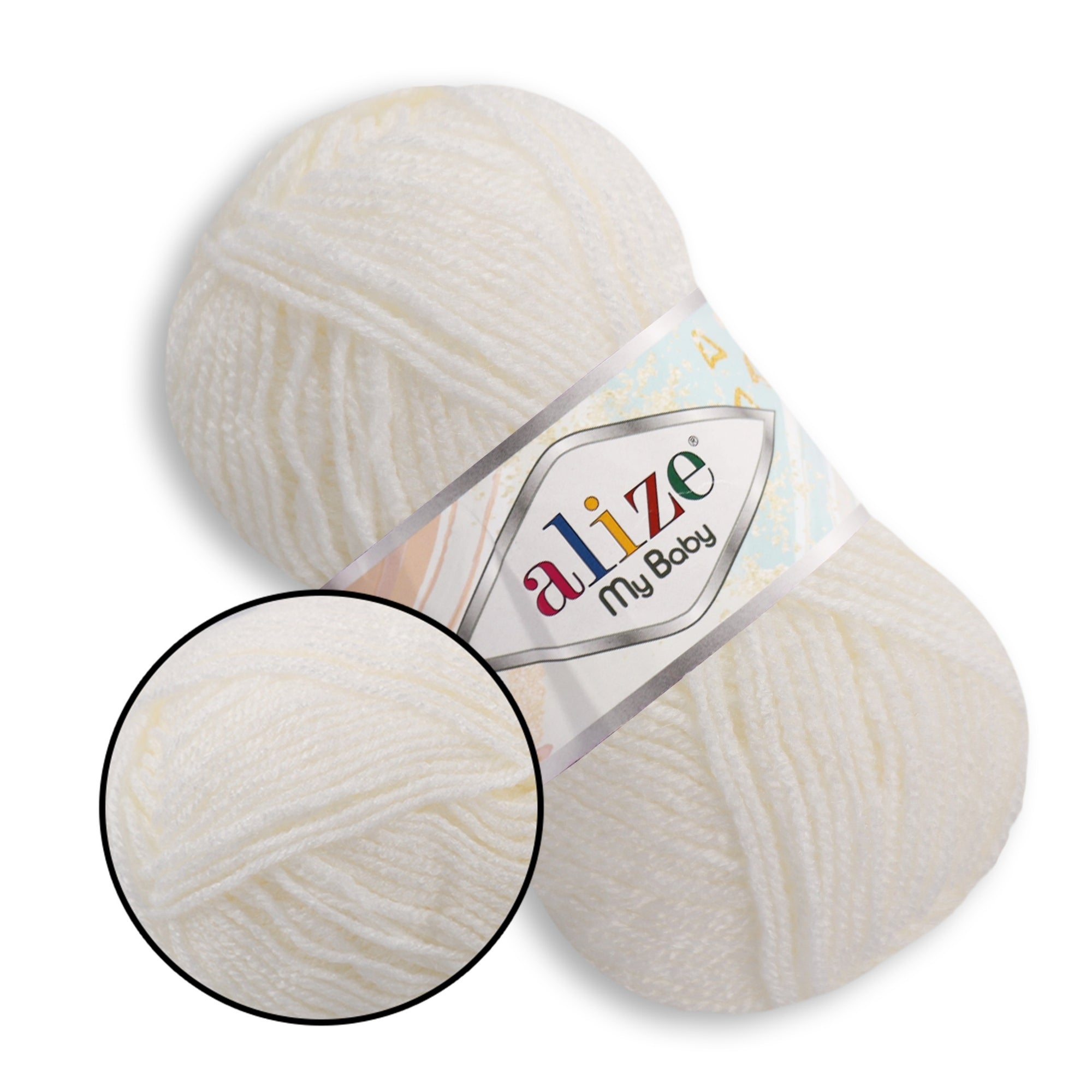 Alize My Baby, 42 colors, 4.1 oz / 394 yds