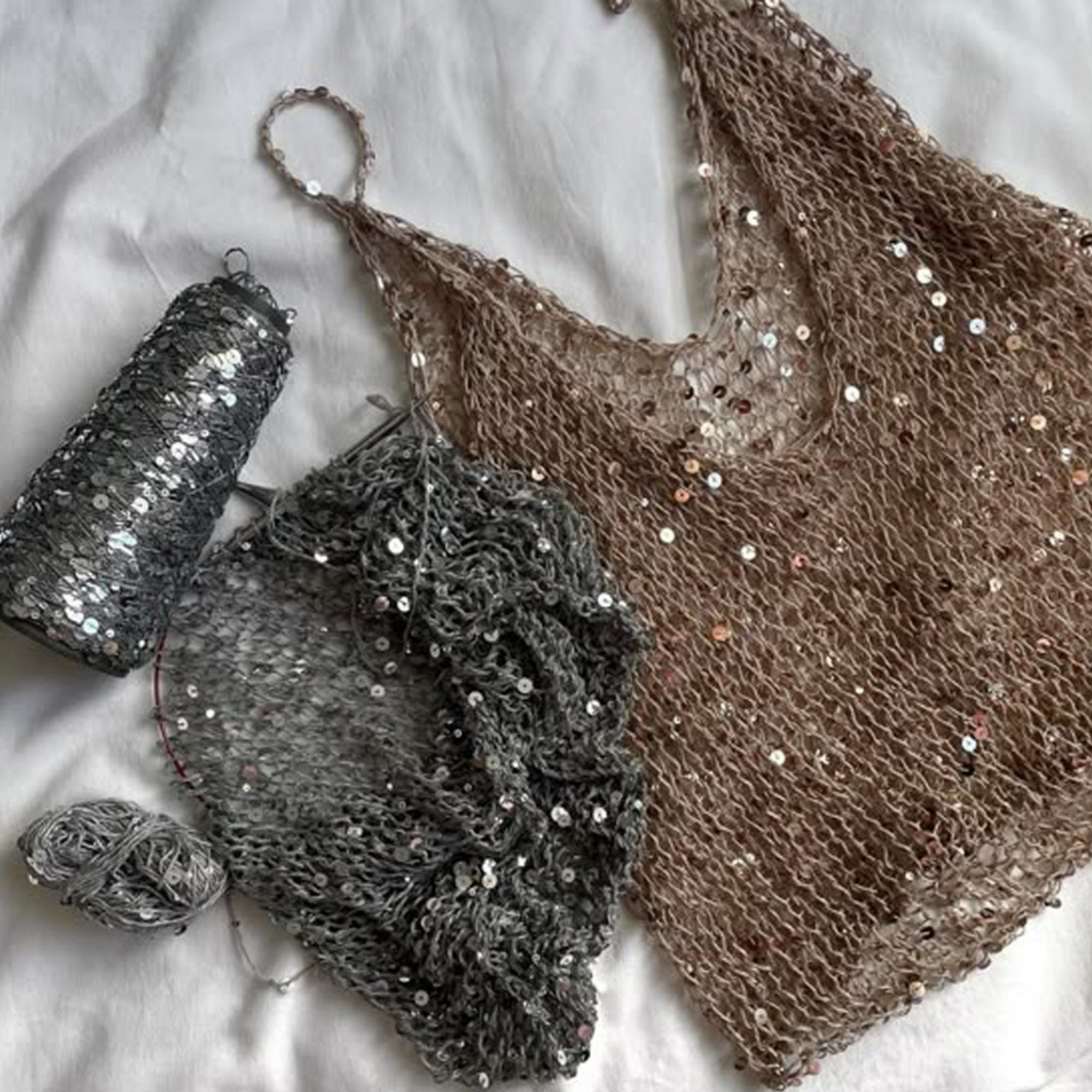 YarnArt Paillettes, 10 colors, 1.76 oz / 207 yds