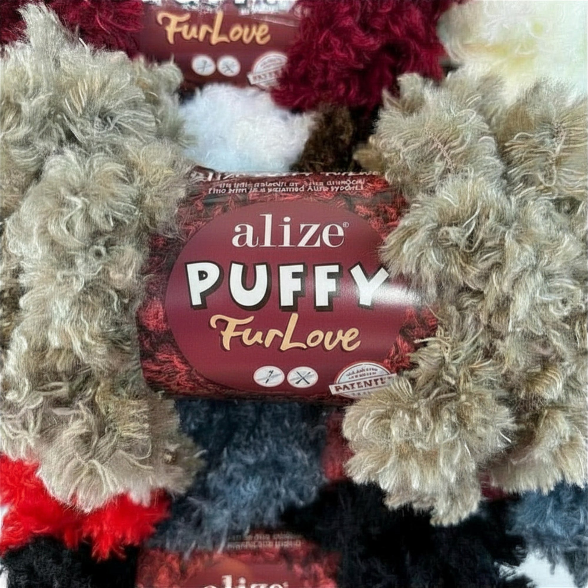 Alize Puffy Furlove 9 colors, 3.5 oz / 6.8 yds