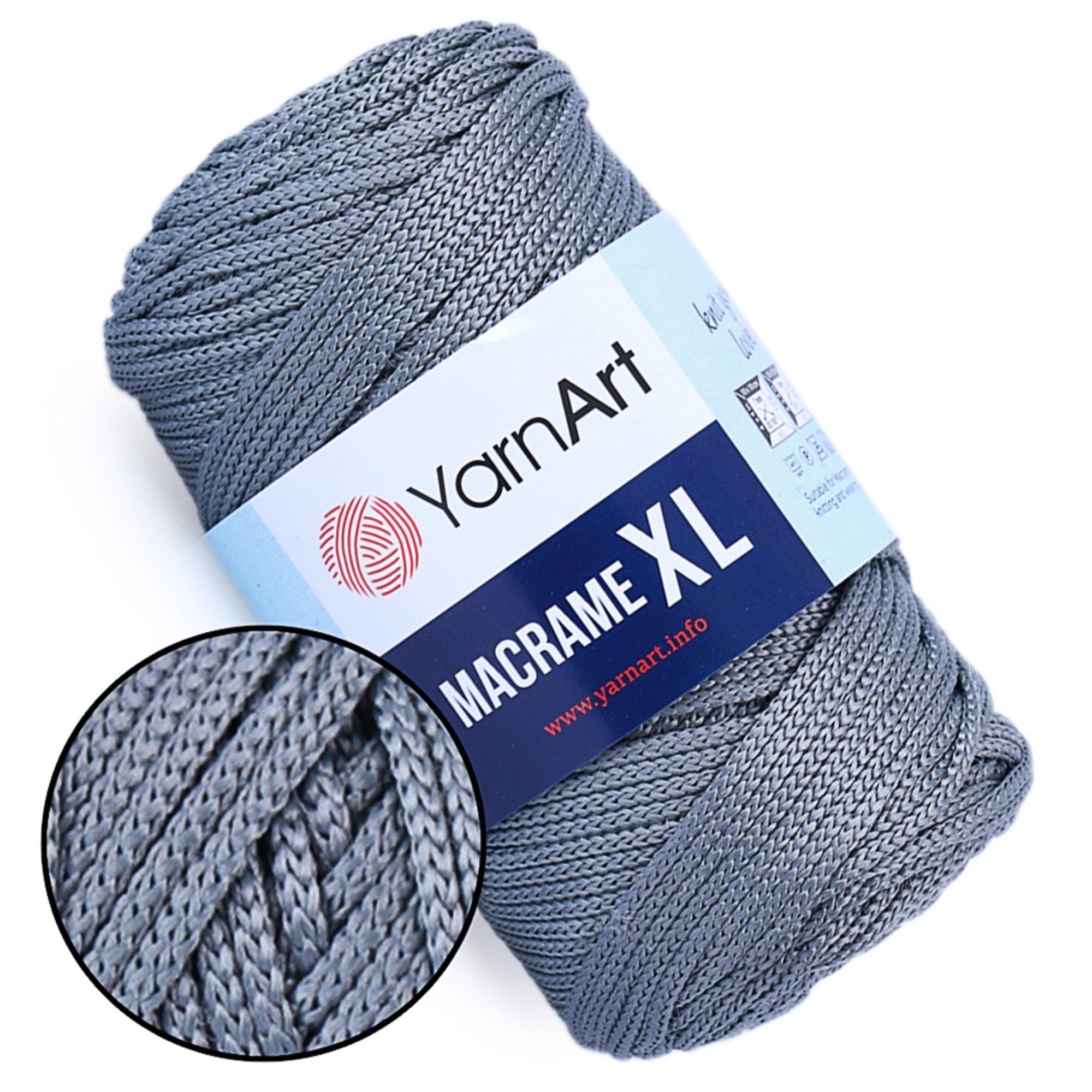 YarnArt Macrame XL, 30 colors, 8.82 oz / 142 yds