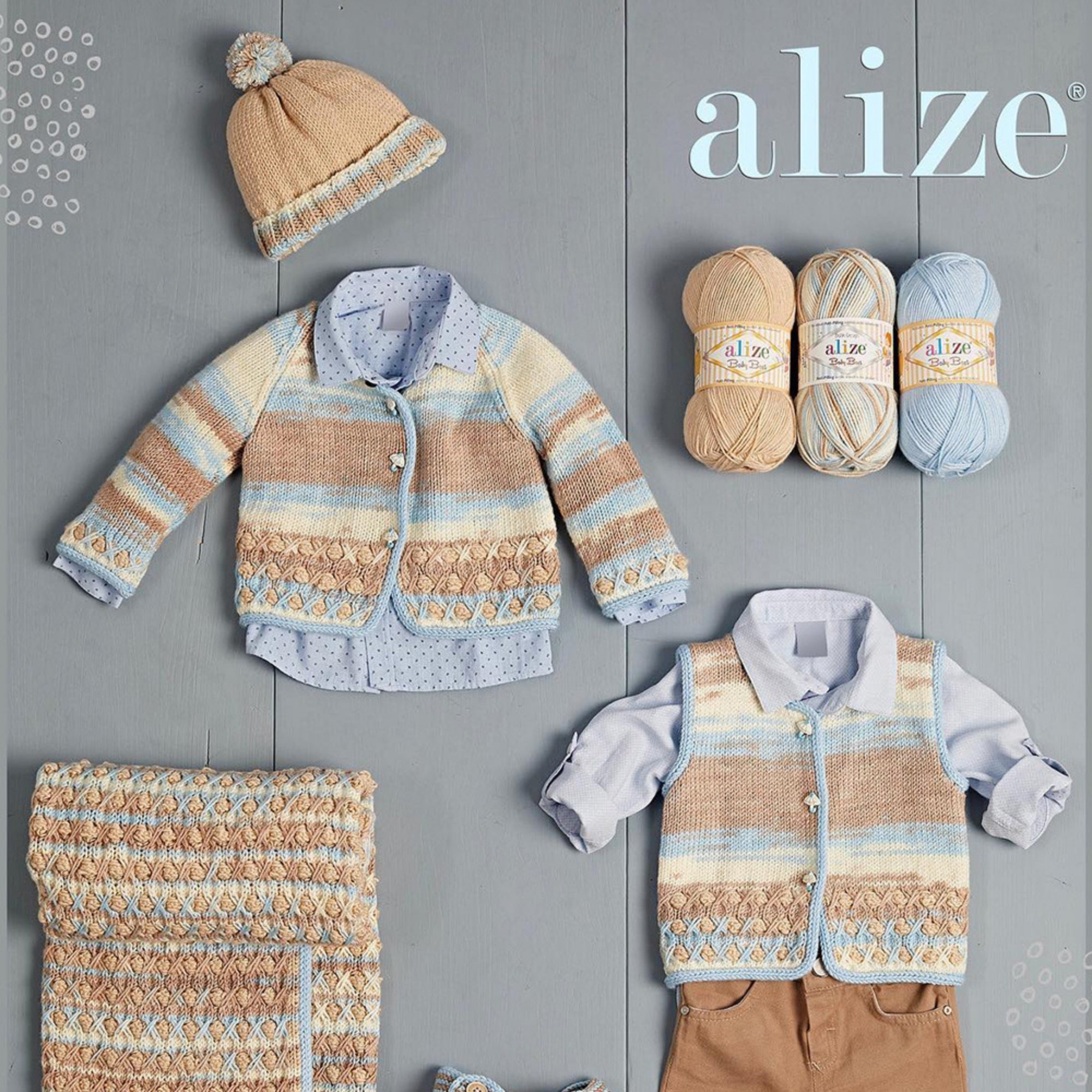 Alize Baby Best, 65 colors, 3.53 oz / 262 yds