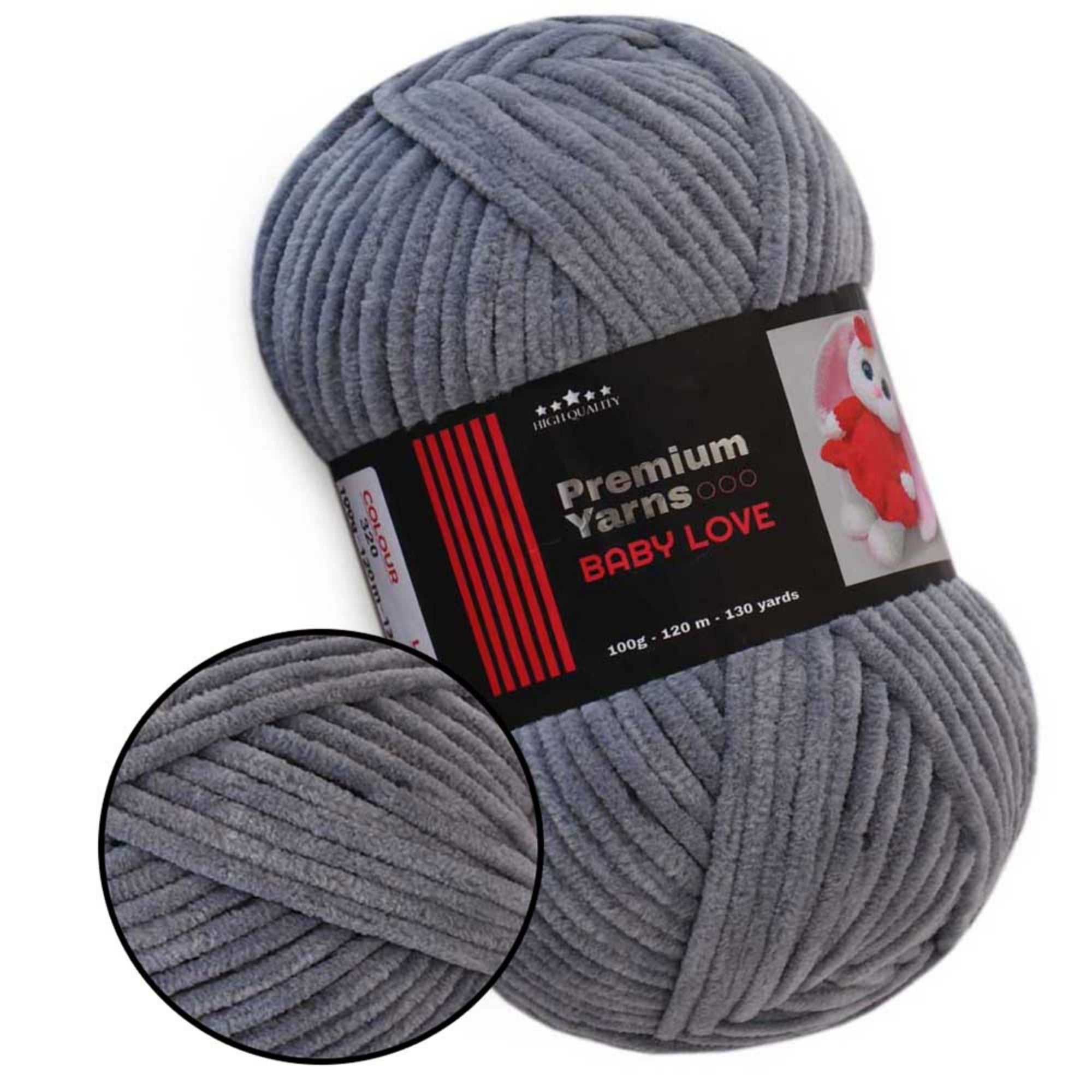 Premium Yarns Baby Love, 40 colors, 3.53 oz / 131 yds