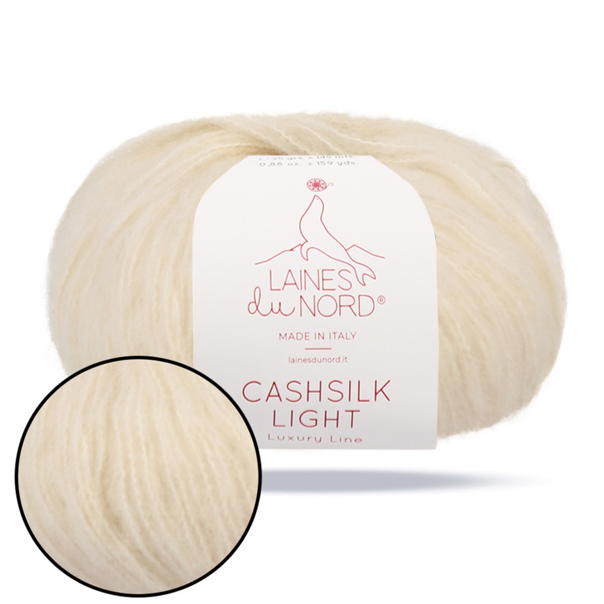 Laines du Nord Cashsilk Light, 0.88 oz / 145 yds