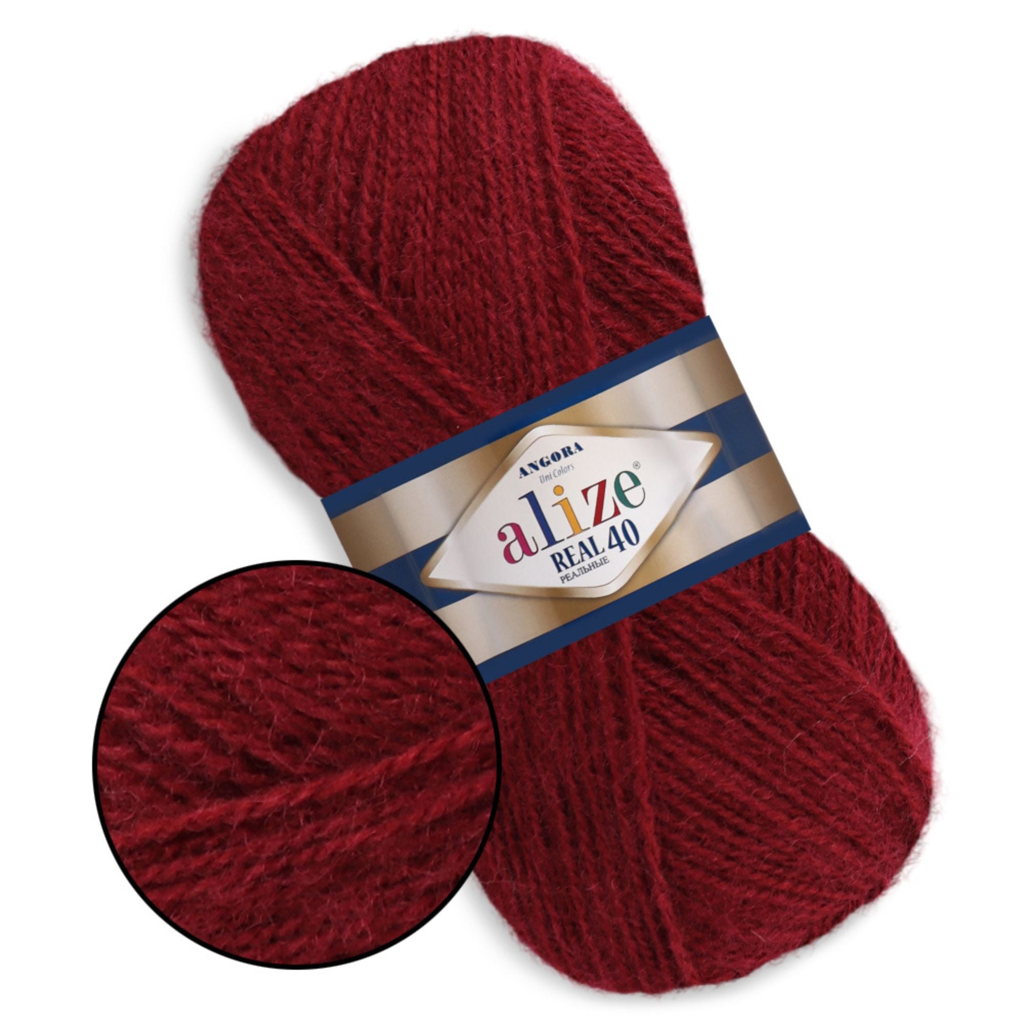 Alize Angora Real 40, 36 colors, 3.5 oz / 525 yds