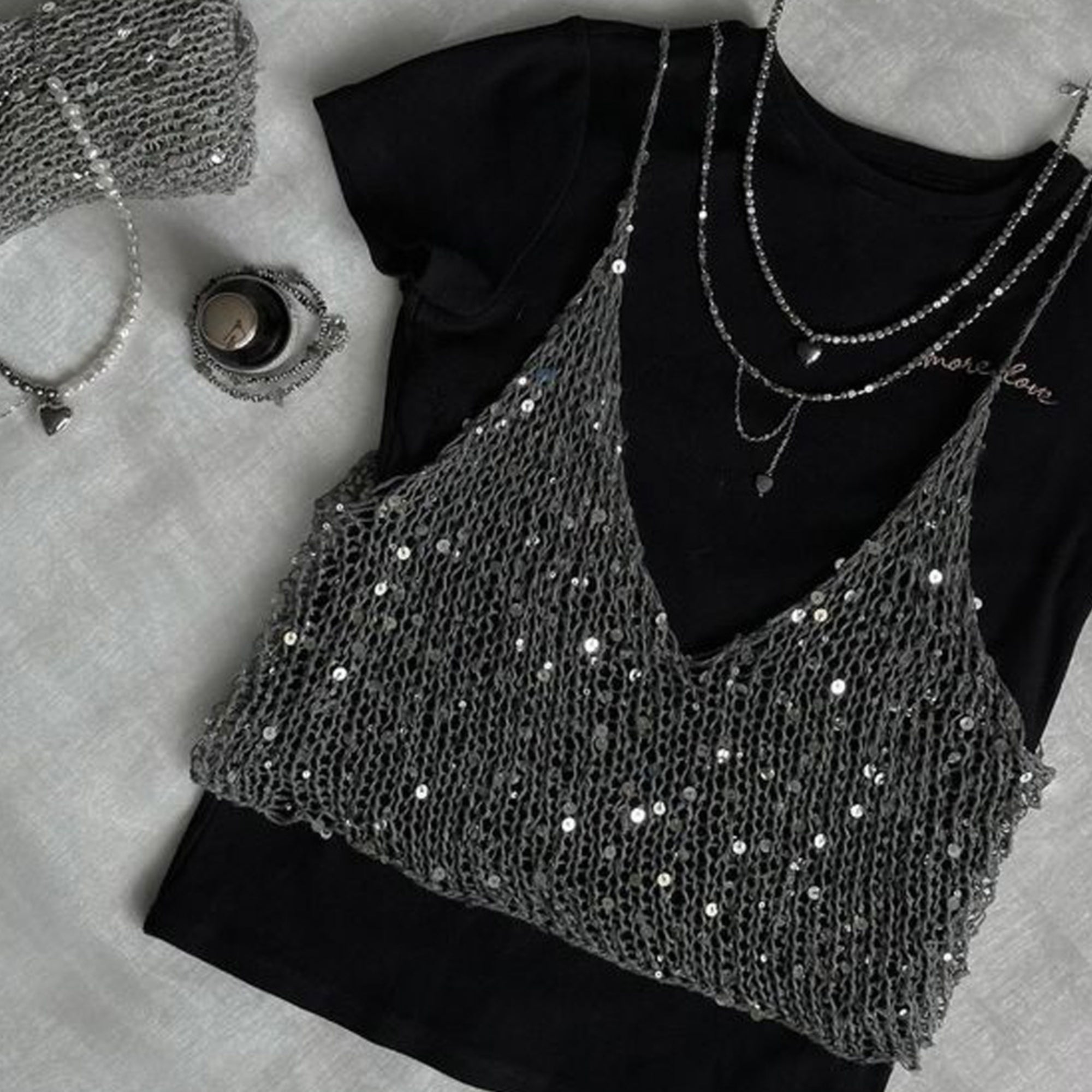 YarnArt Paillettes, 10 colors, 1.76 oz / 207 yds