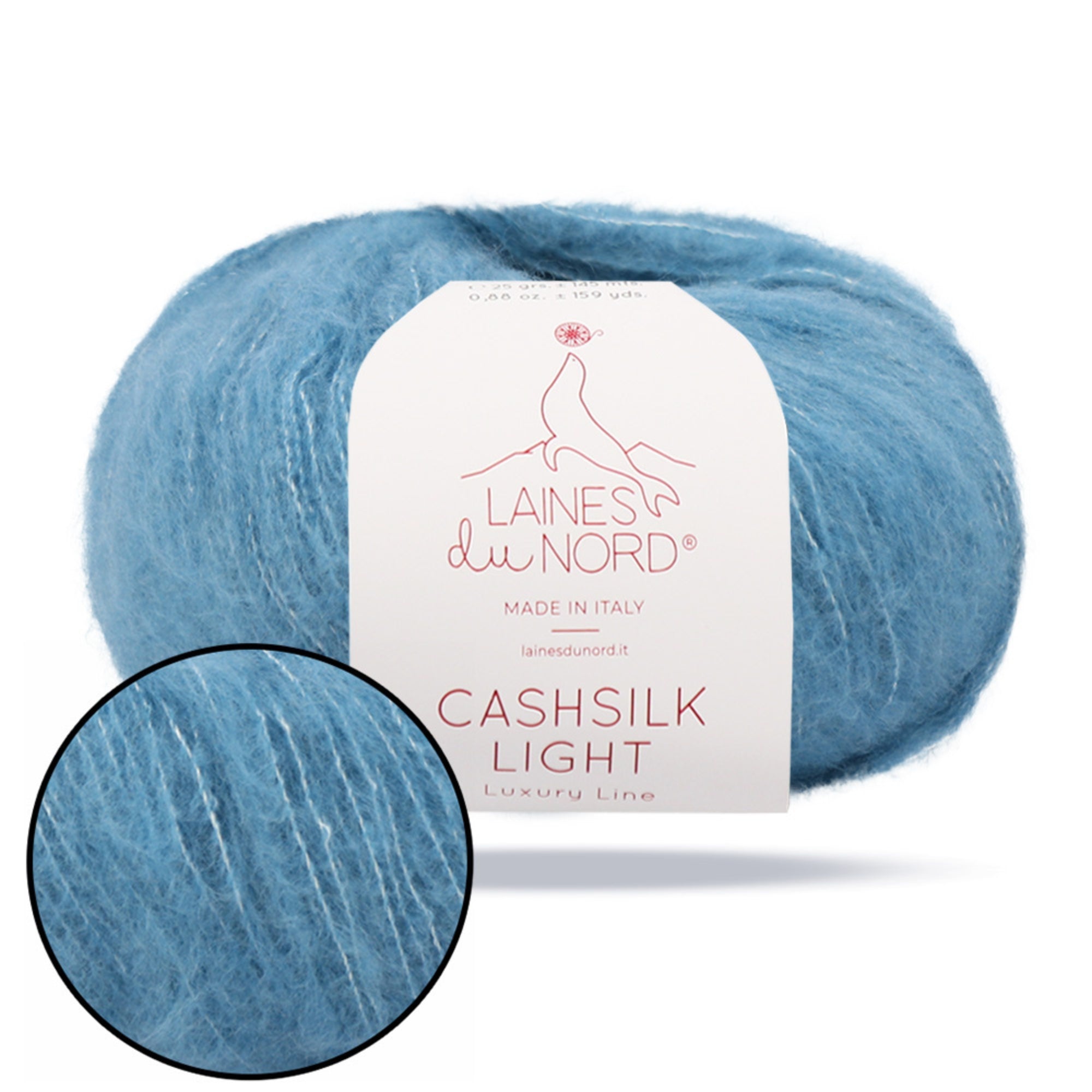 Laines du Nord Cashsilk Light, 0.88 oz / 145 yds