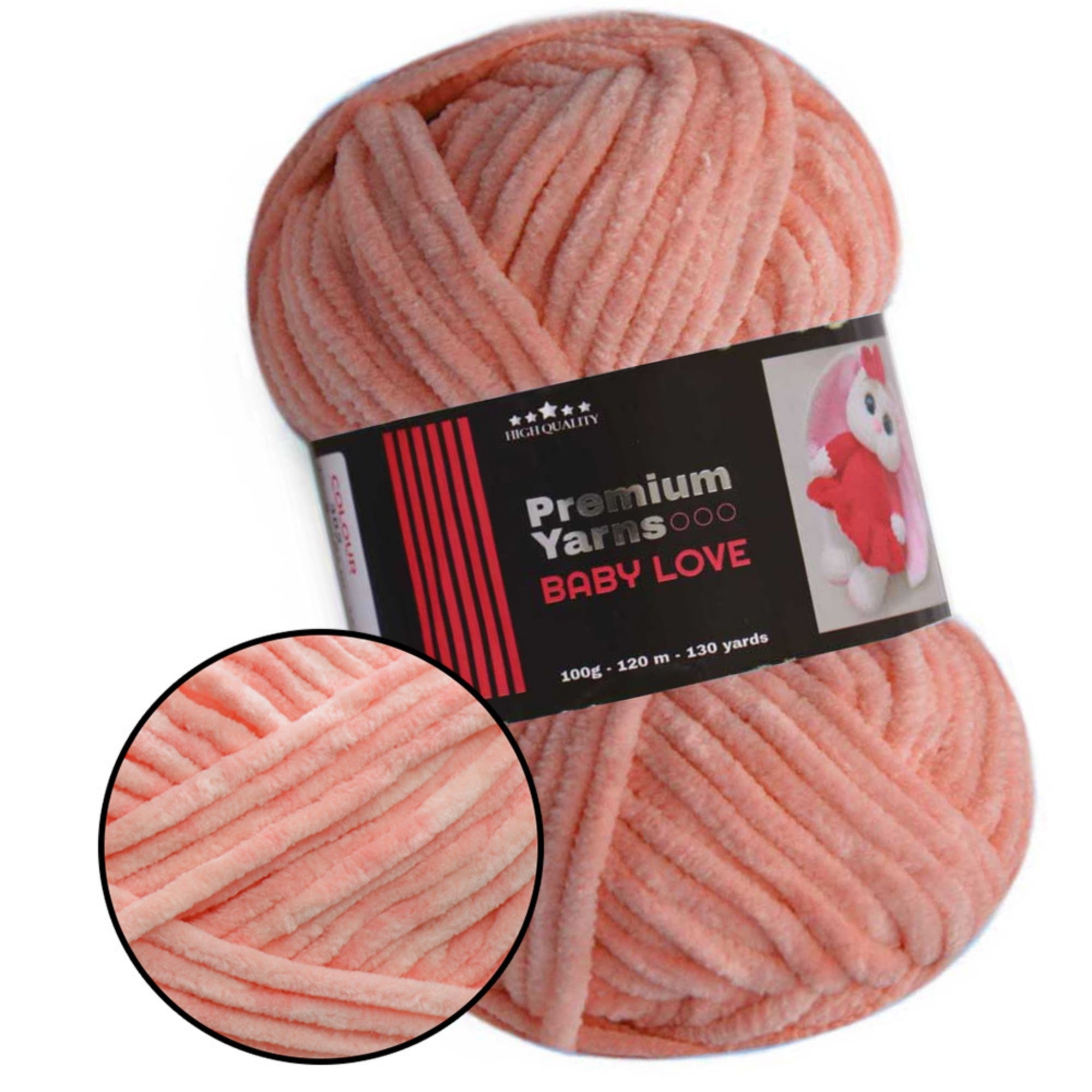 Premium Yarns Baby Love, 40 colors, 3.53 oz / 131 yds