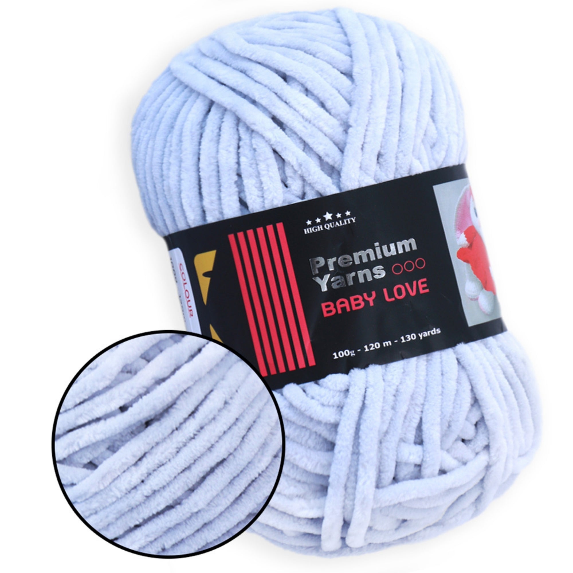 Premium Yarns Baby Love, 40 colors, 3.53 oz / 131 yds