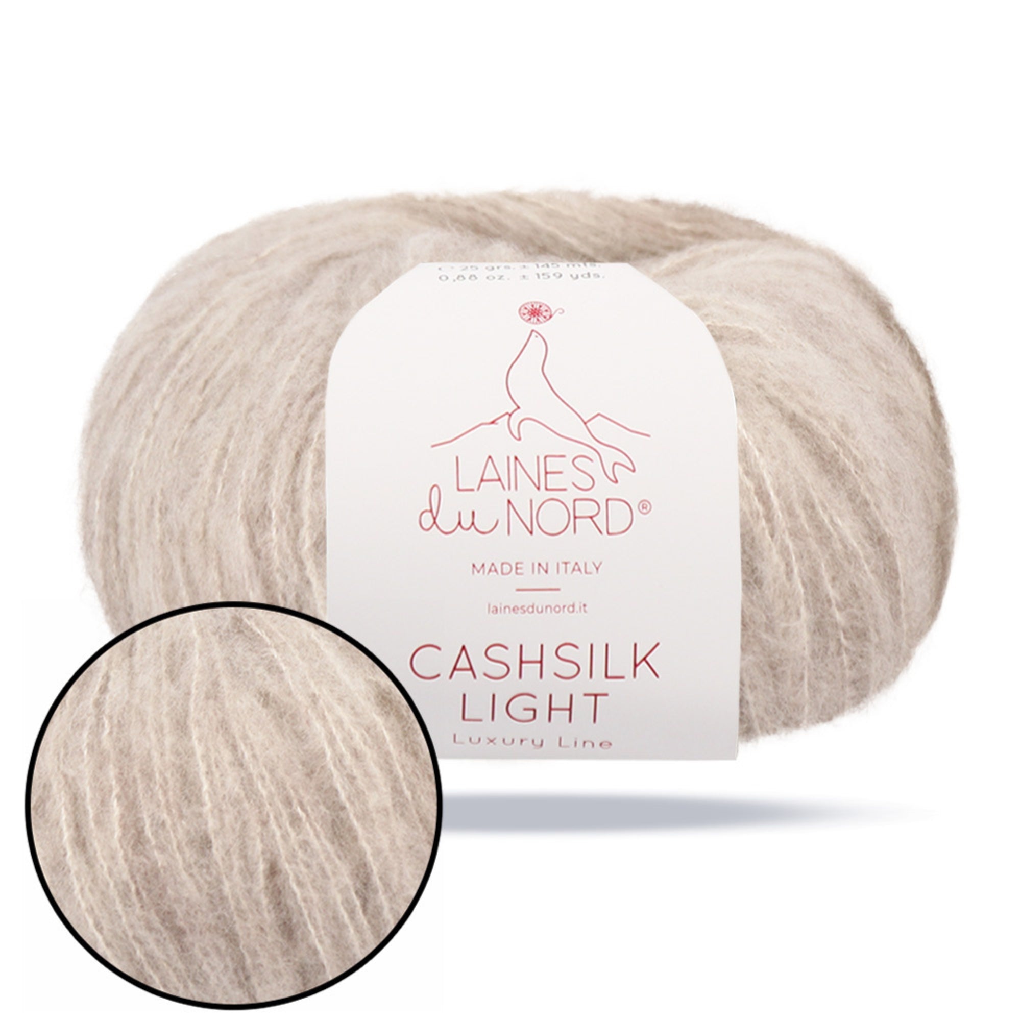 Laines du Nord Cashsilk Light, 0.88 oz / 145 yds