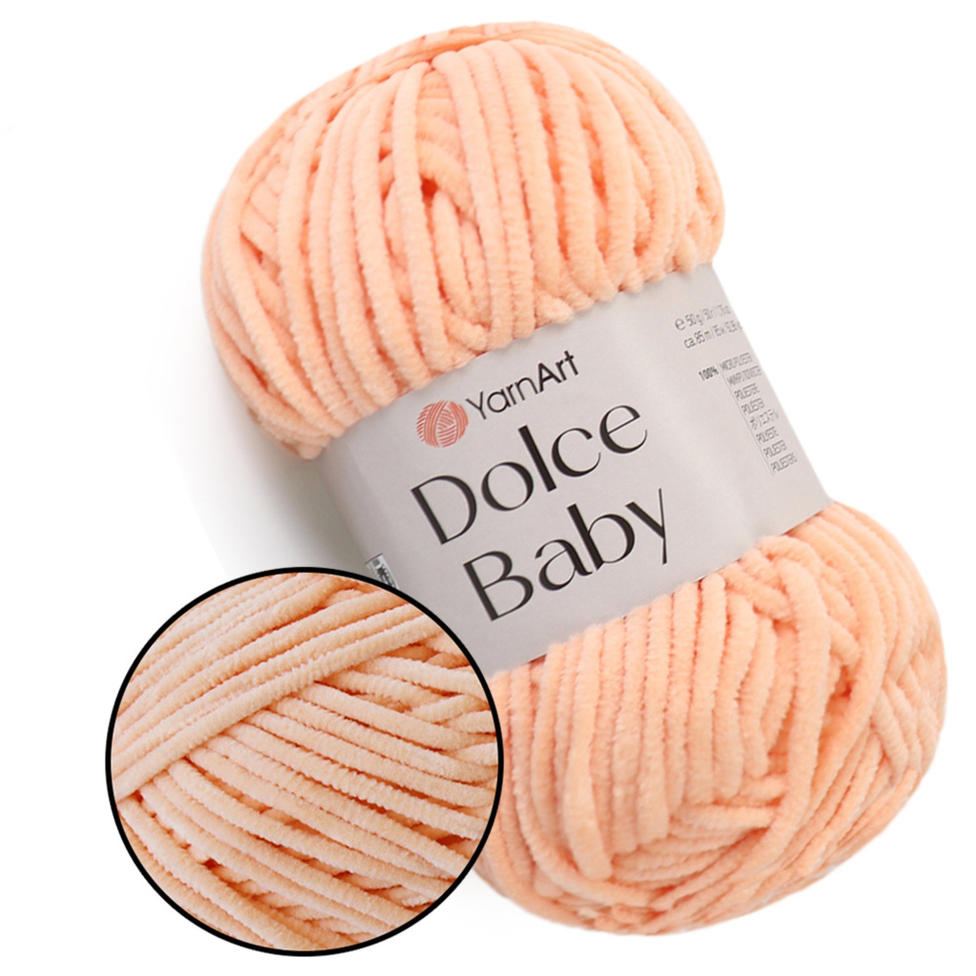 YarnArt Dolce Baby, 29 colors, 1.76 oz / 93 yds
