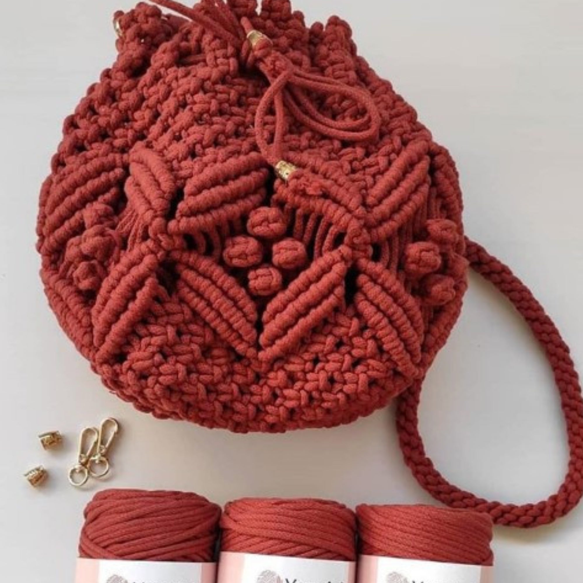 YarnArt Macrame Cord 3 mm, 22 colors, 8.8 oz / 109 yds