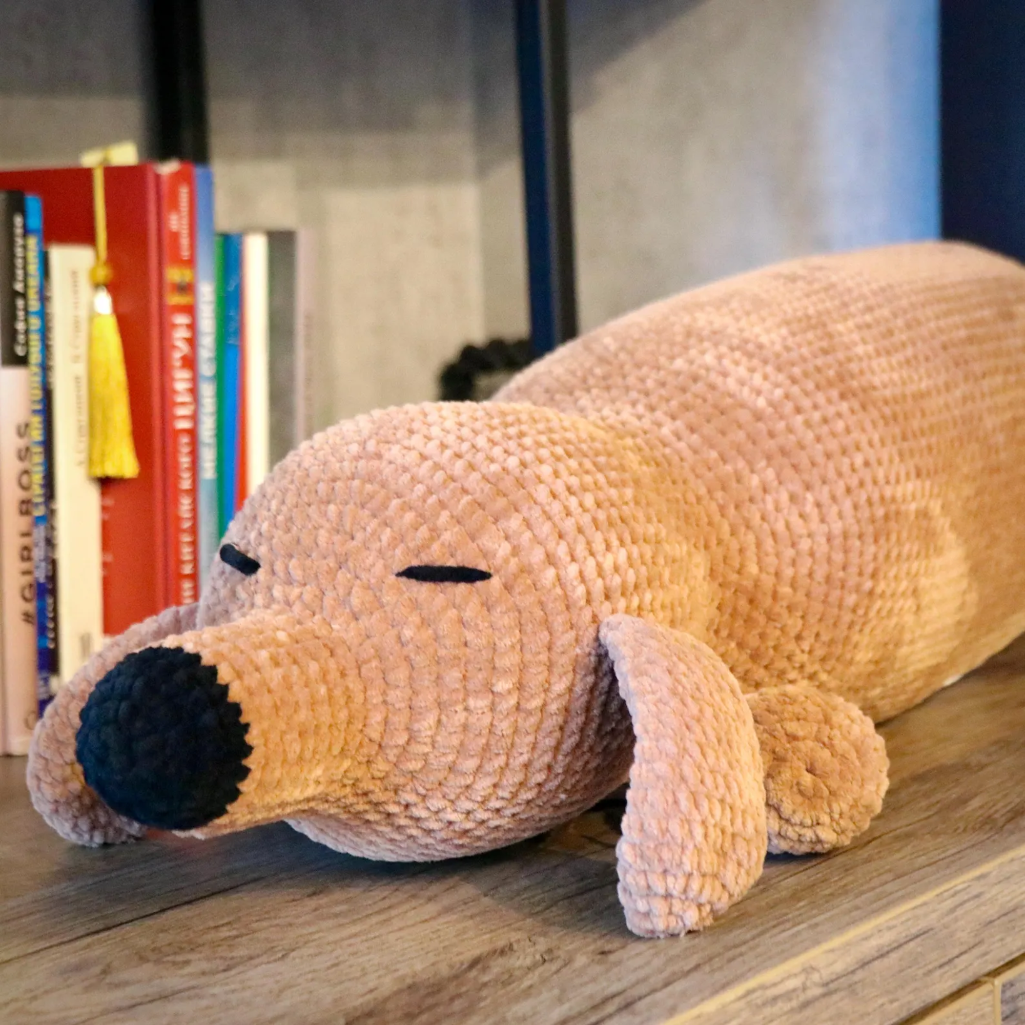 DOG PILLOW Crochet Pattern (skill level beginner)