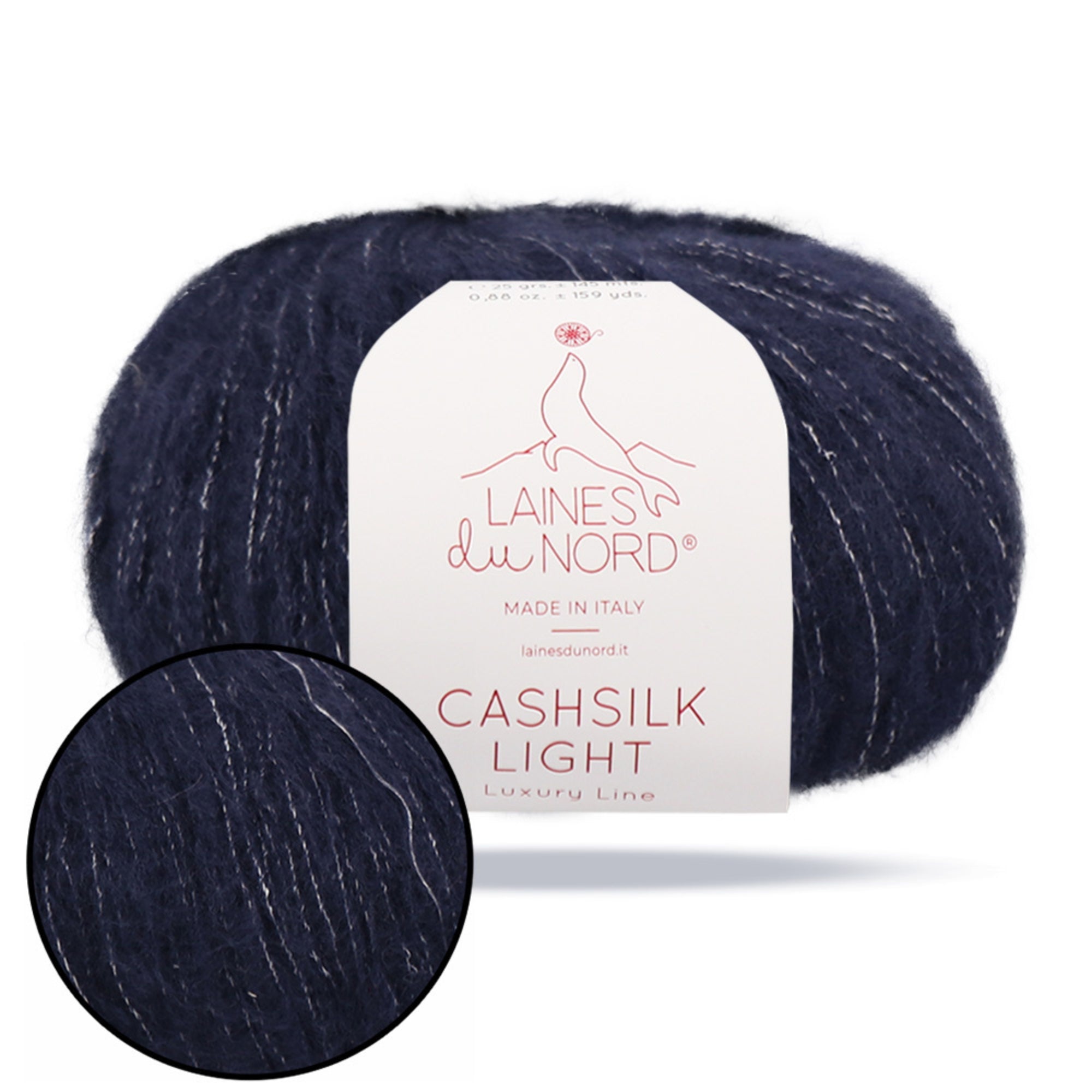 Laines du Nord Cashsilk Light, 0.88 oz / 145 yds