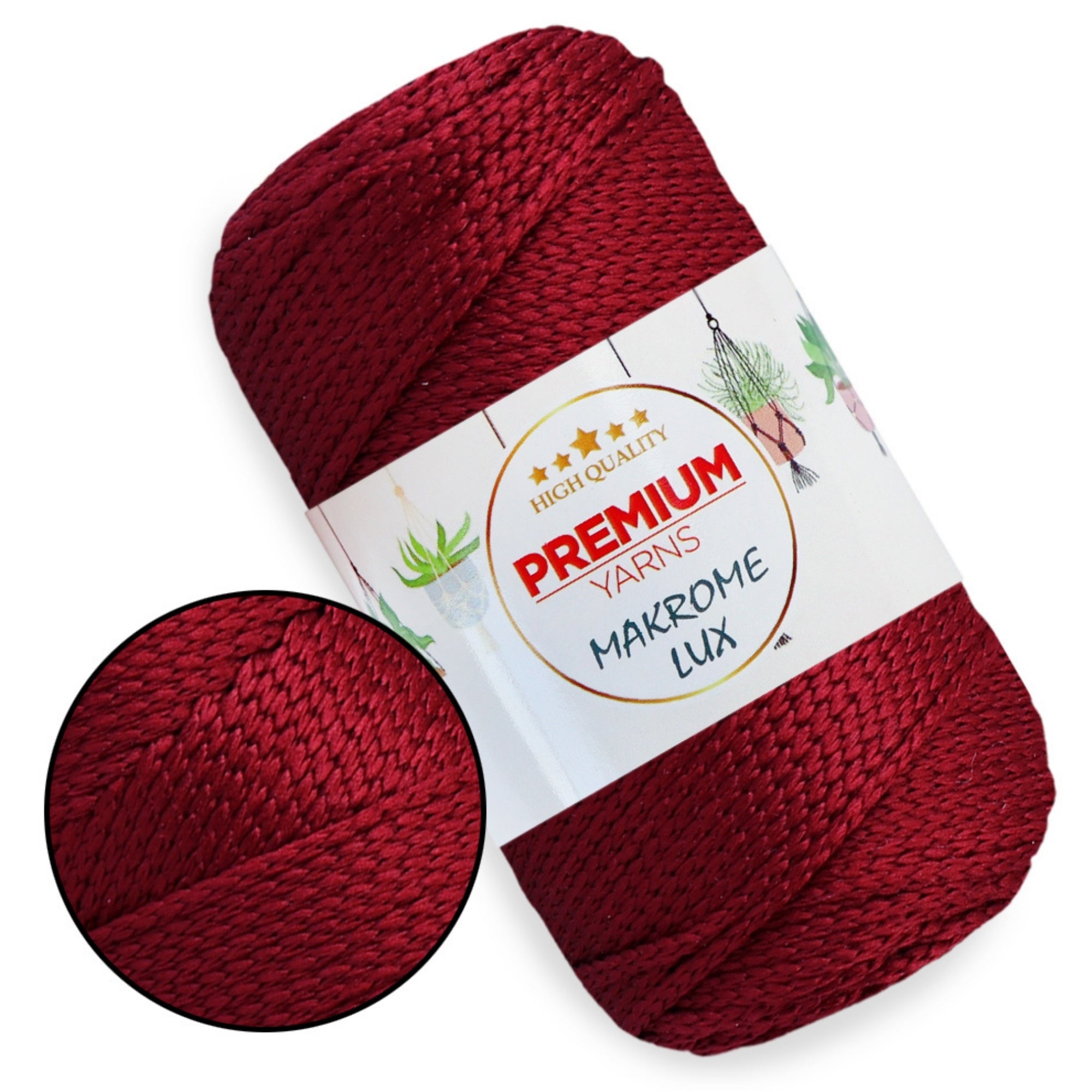 Premium Yarns Makrome Lux, 16 colors, 3.52 oz / 197 yds