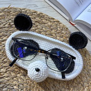 PANDAS GLASSES HOLDER Crochet Pattern (skill level Beginner)