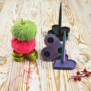 3D Printed Heart-Shaped Yarn Holder