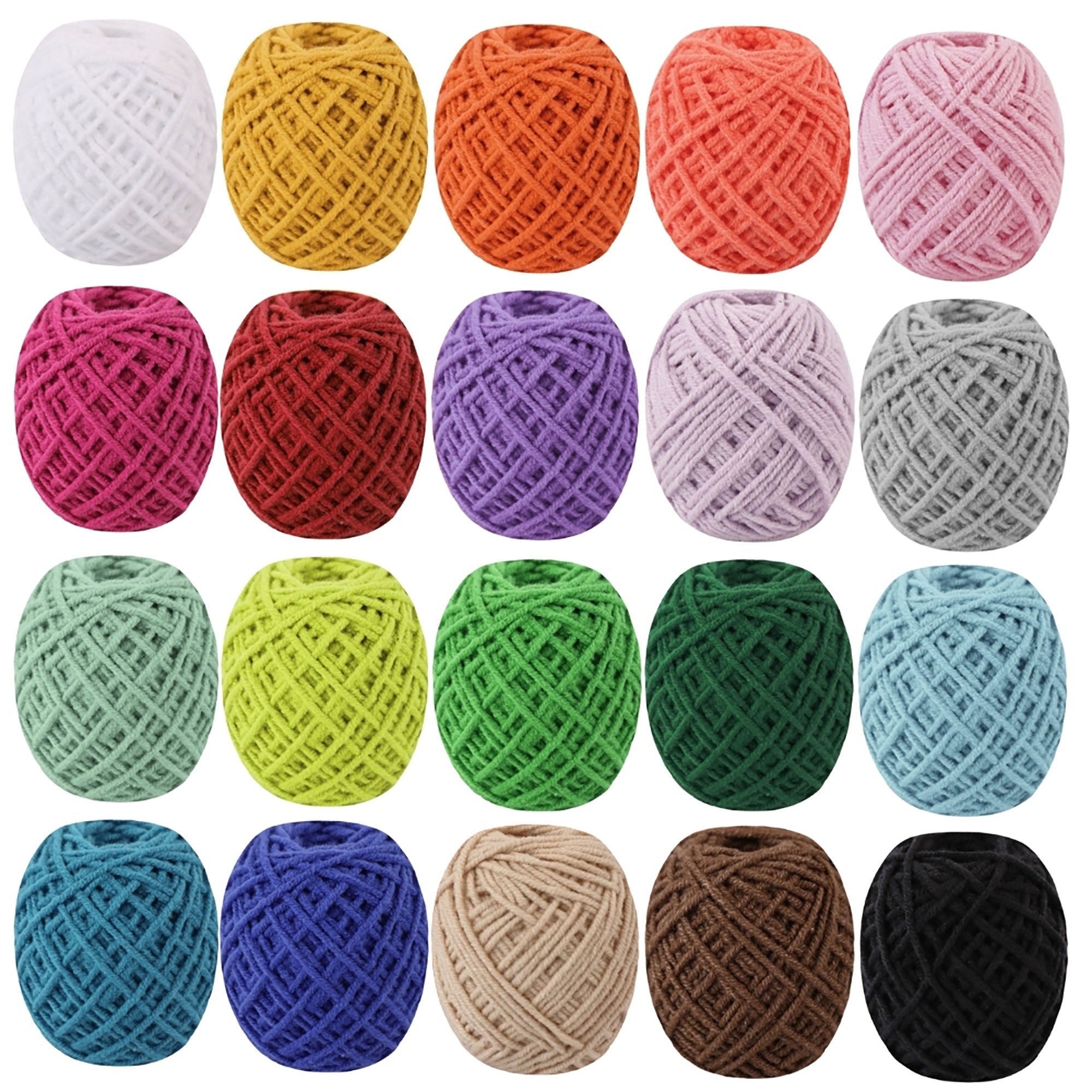 Rainbow YARN SET 20x12g