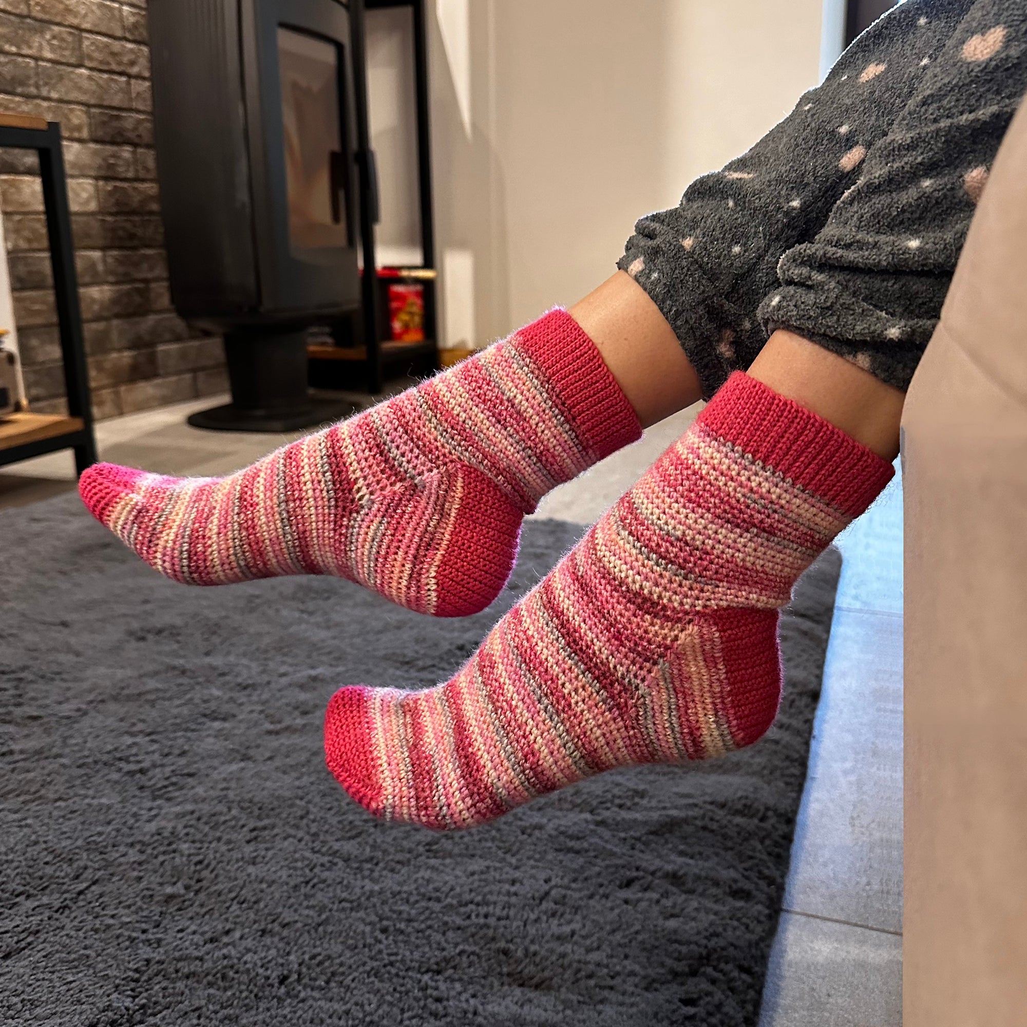 CROCHET SOCKS Crochet Pattern (skill level beginner)