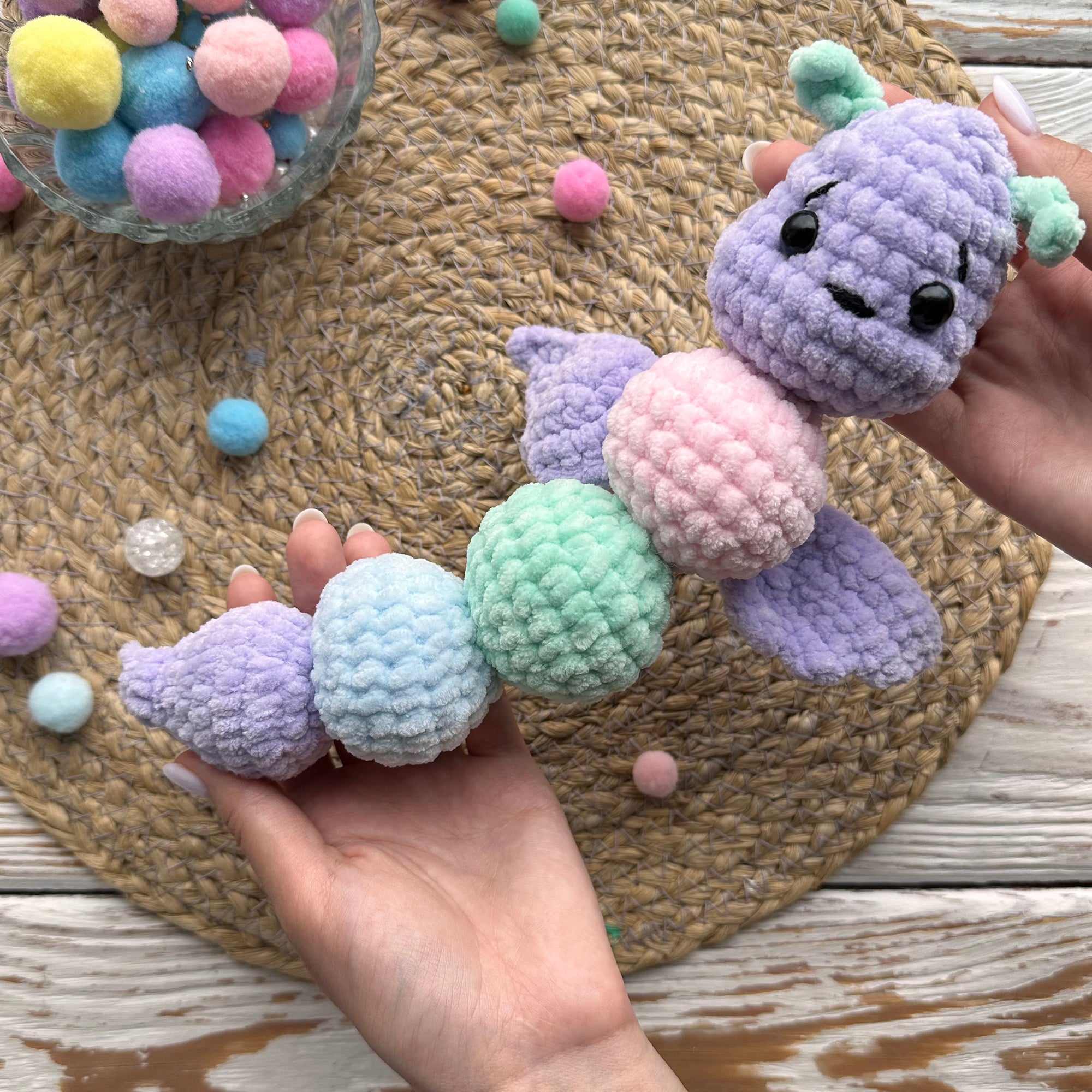 DRAGONS Crochet Pattern (skill level beginner)