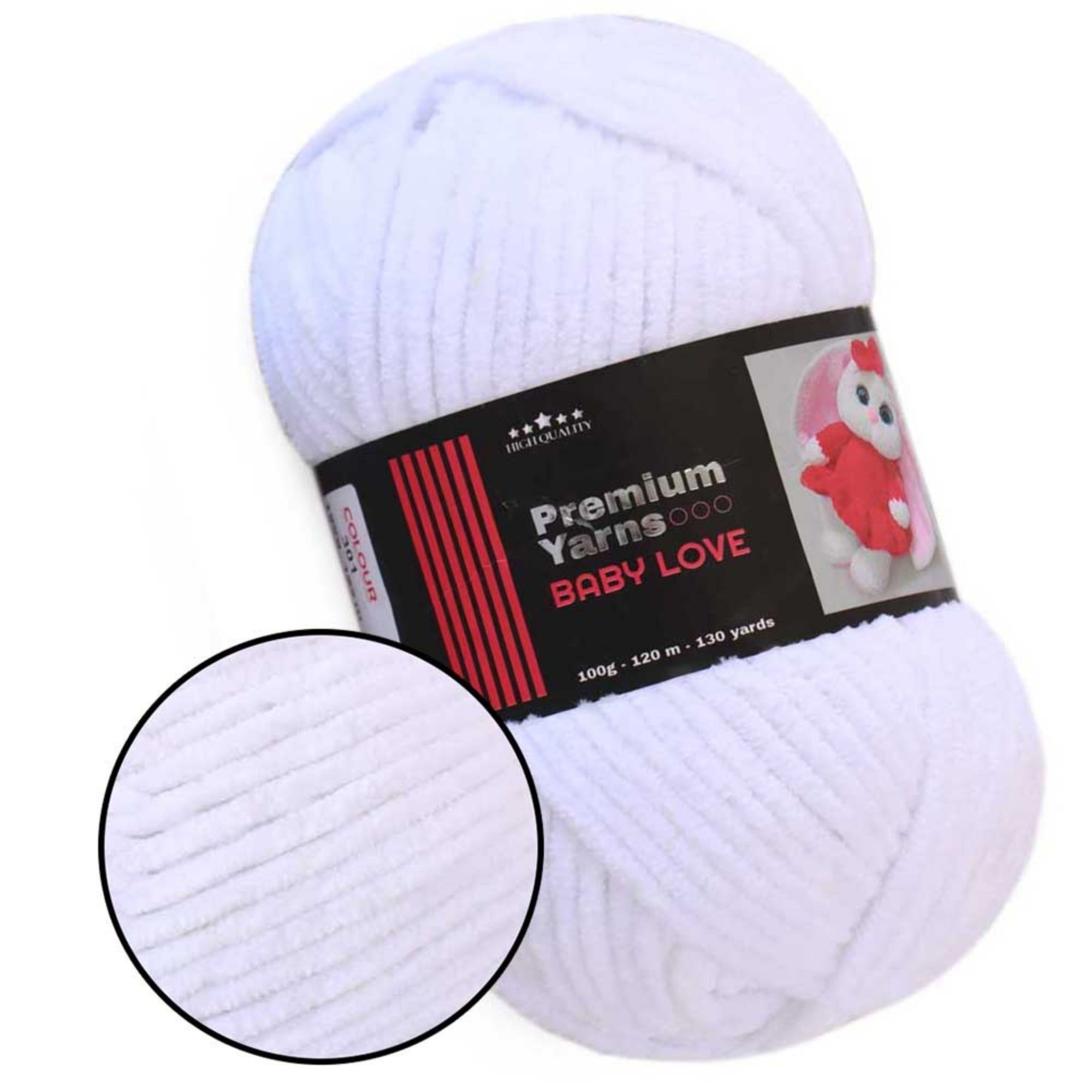 Premium Yarns Baby Love, 40 colors, 3.53 oz / 131 yds