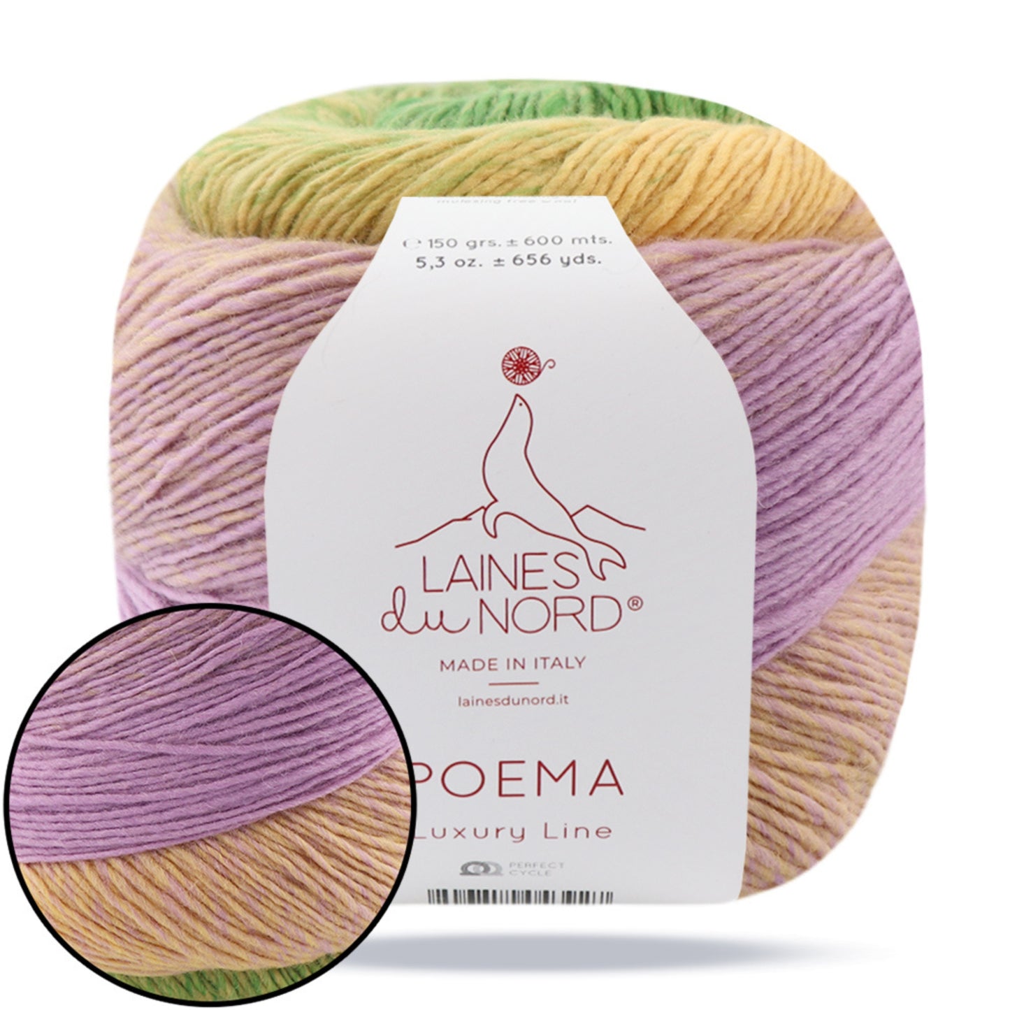 Laines du Nord Poema, 8 colors, 5.29 oz / 656 yds