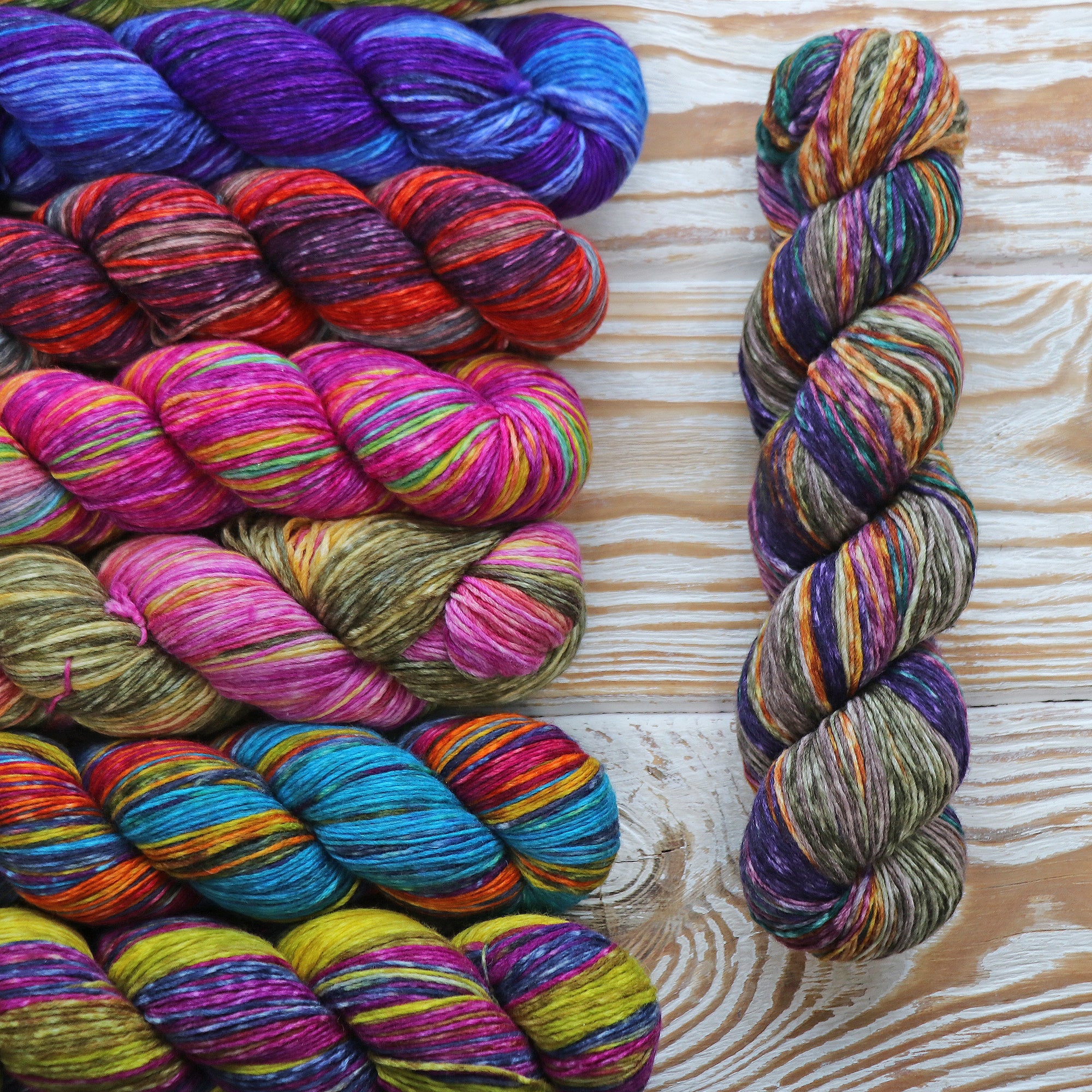 Sock Yarn Hand Dyed 3.53 oz / 437 yds