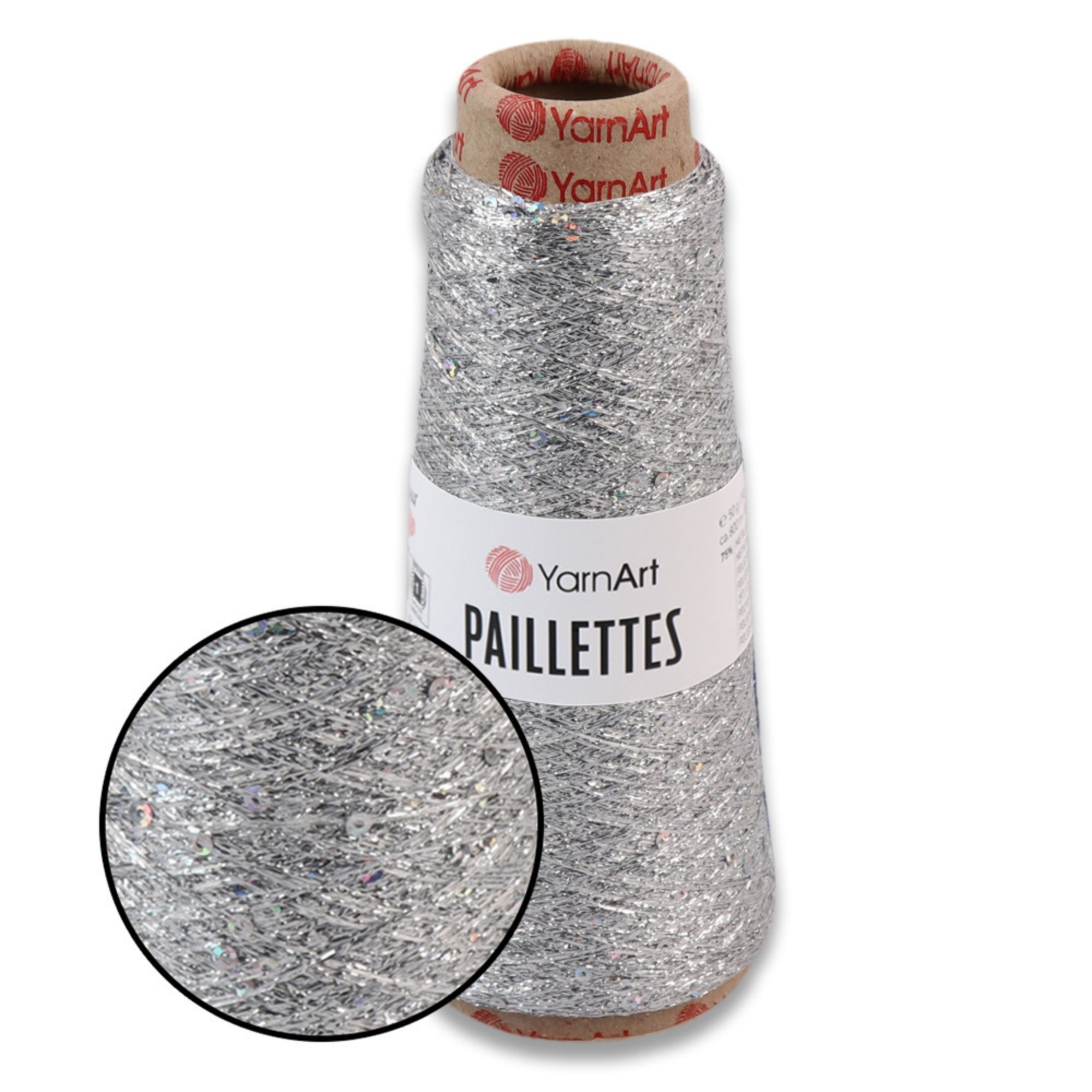 YarnArt Paillettes, 10 colors, 1.76 oz / 207 yds