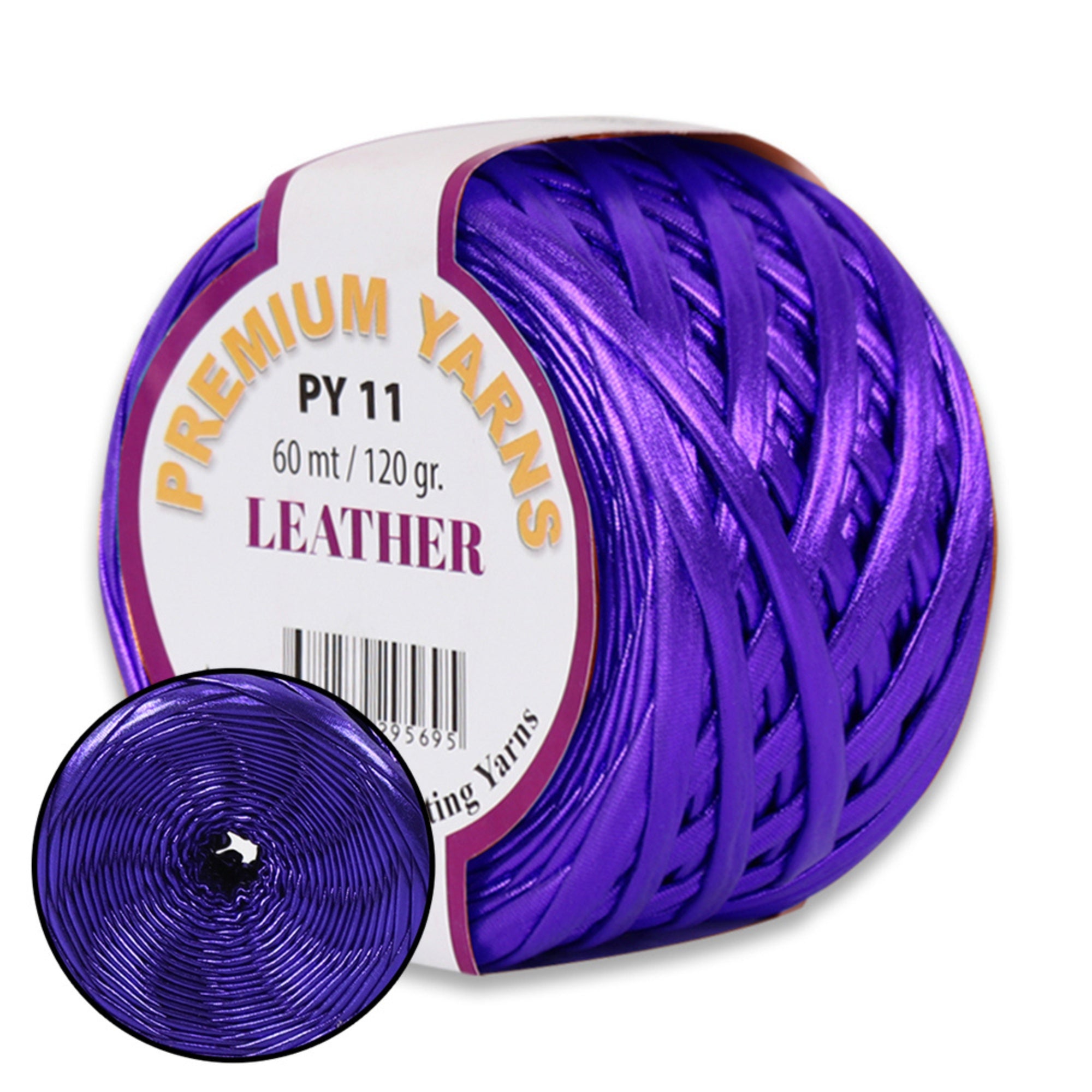 Premium Yarns Leather, 6 colors, 4.23 oz / 65.6 yards