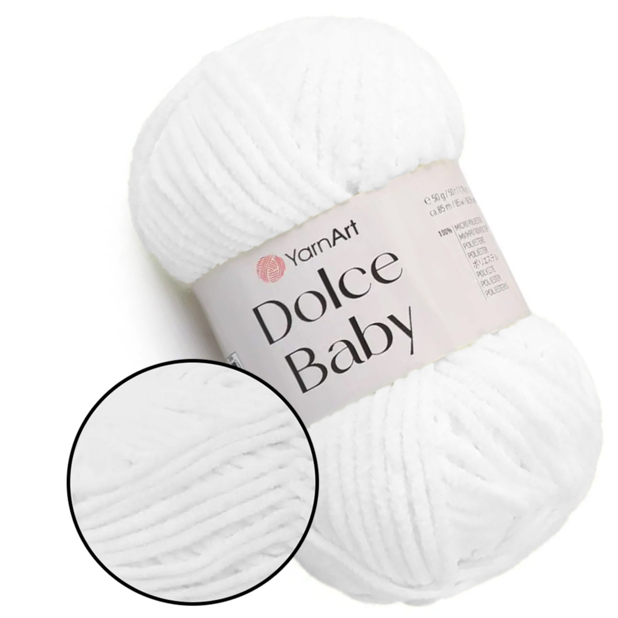 YarnArt Dolce Baby, 29 colors, 1.76 oz / 93 yds
