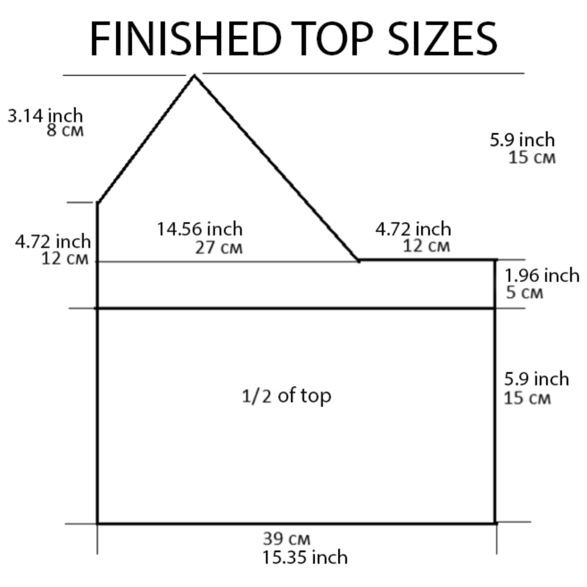 BELLA TOP Crochet Pattern (skill level intermediate)
