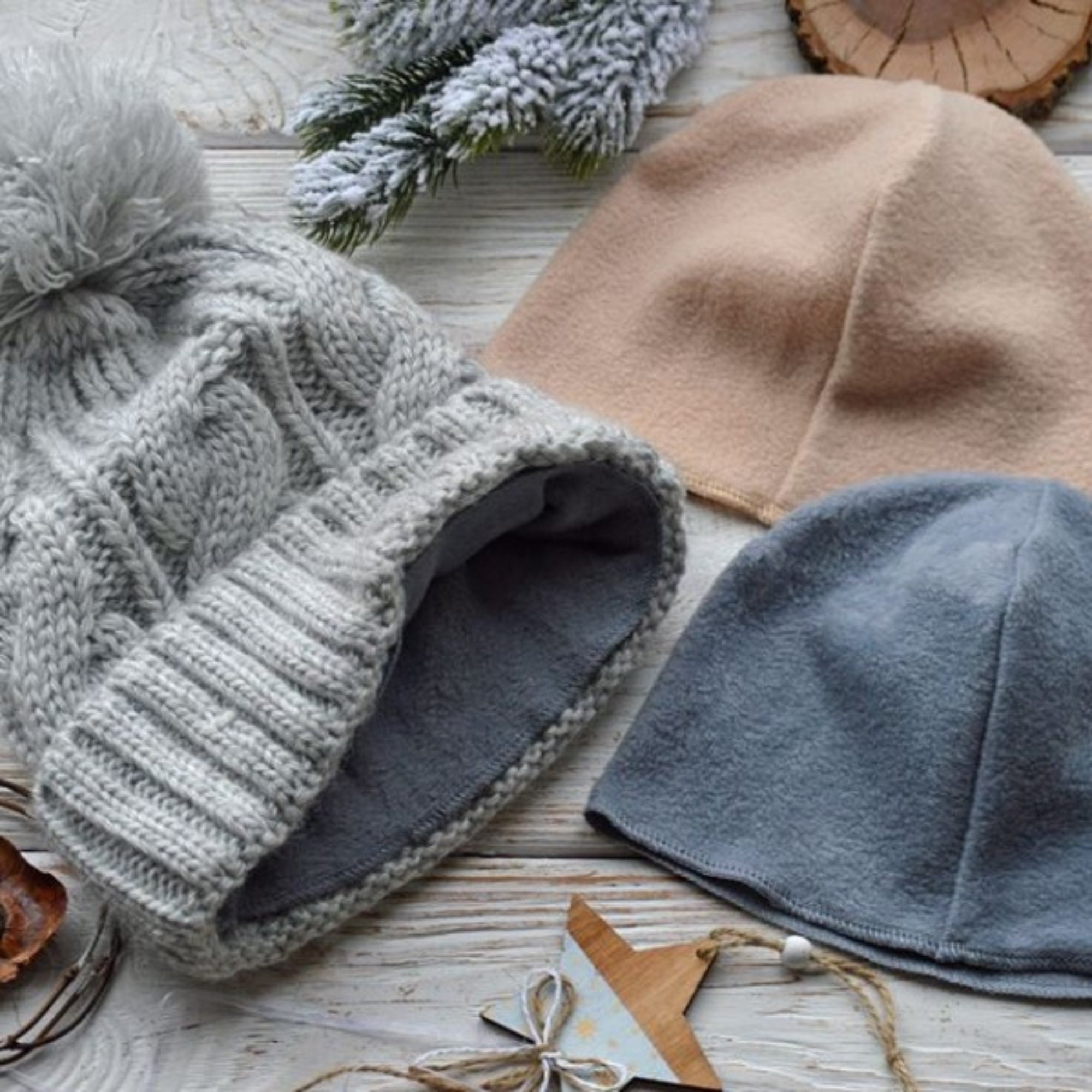 Fleece skull cap