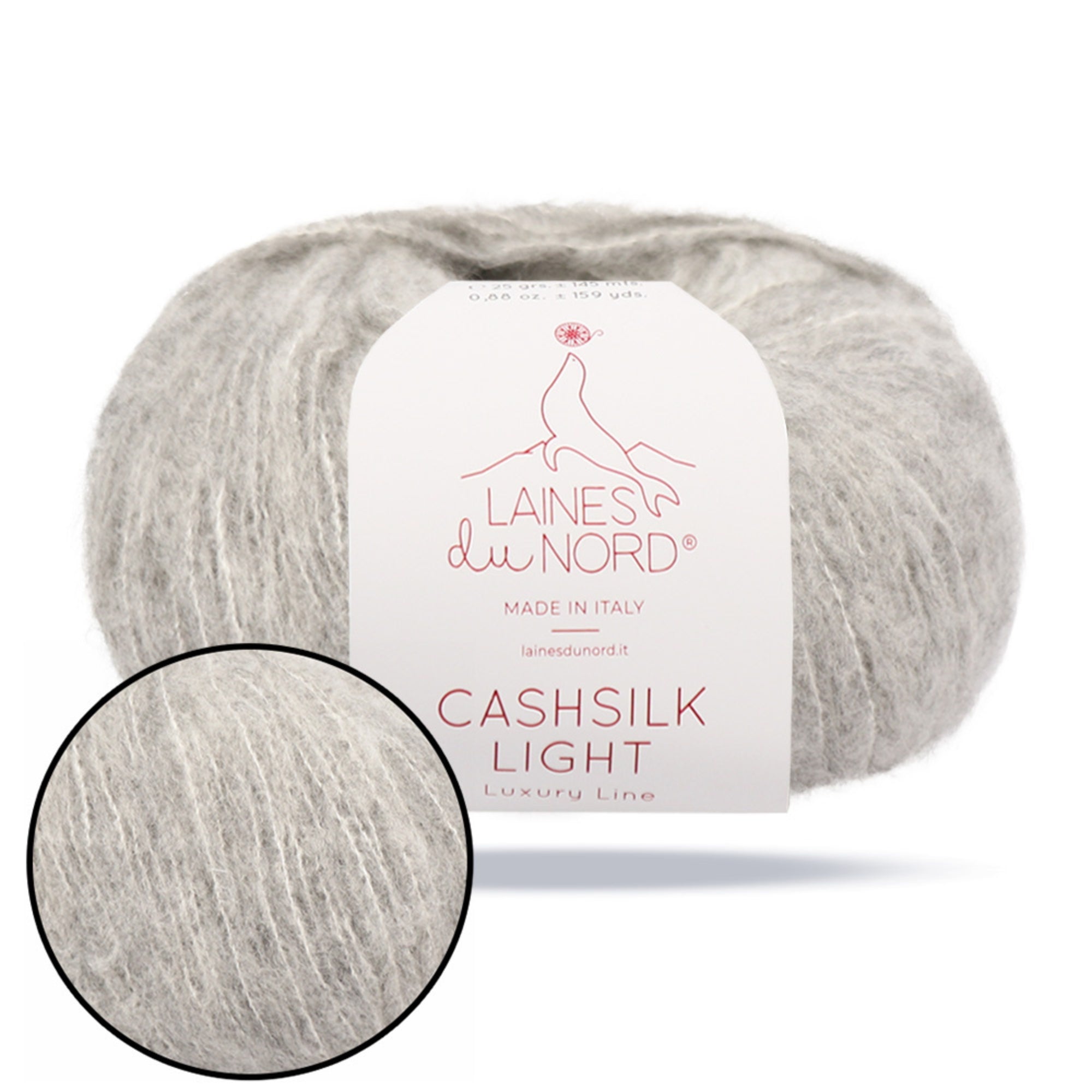 Laines du Nord Cashsilk Light, 0.88 oz / 145 yds