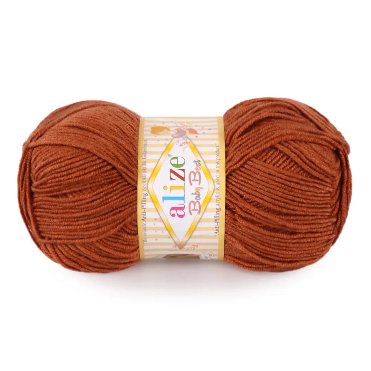 Alize Baby Best, 65 colors, 3.53 oz / 262 yds