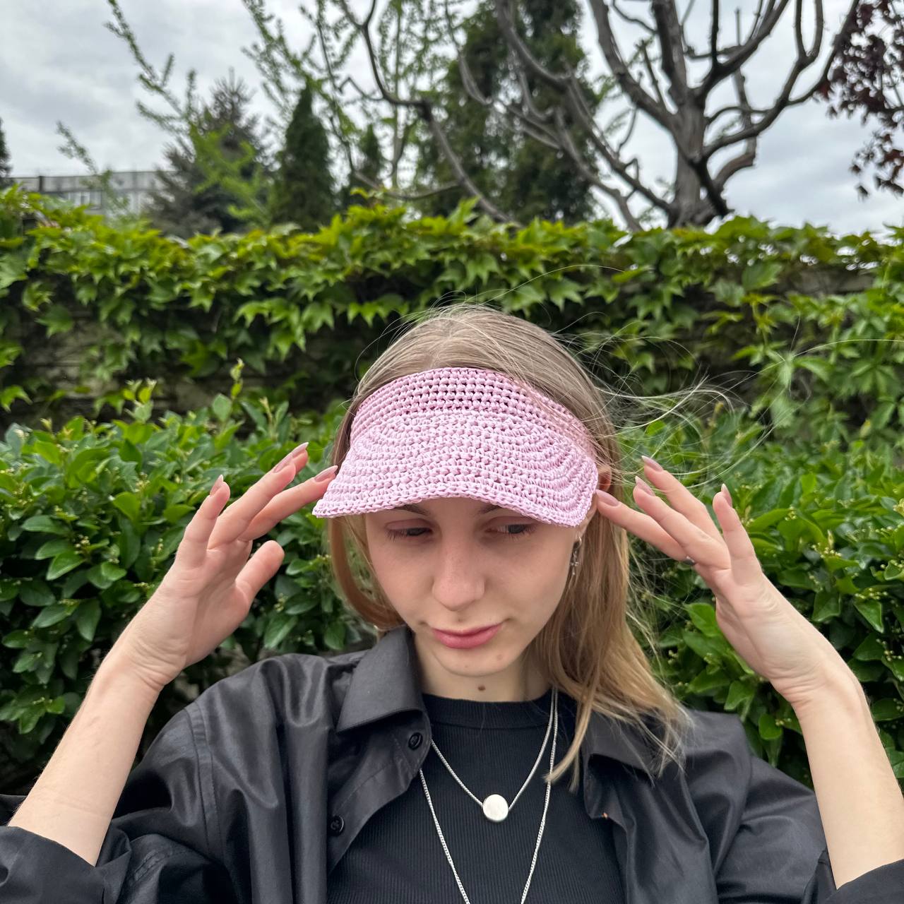 SUMMER VISOR Crochet Pattern (skill level beginner)