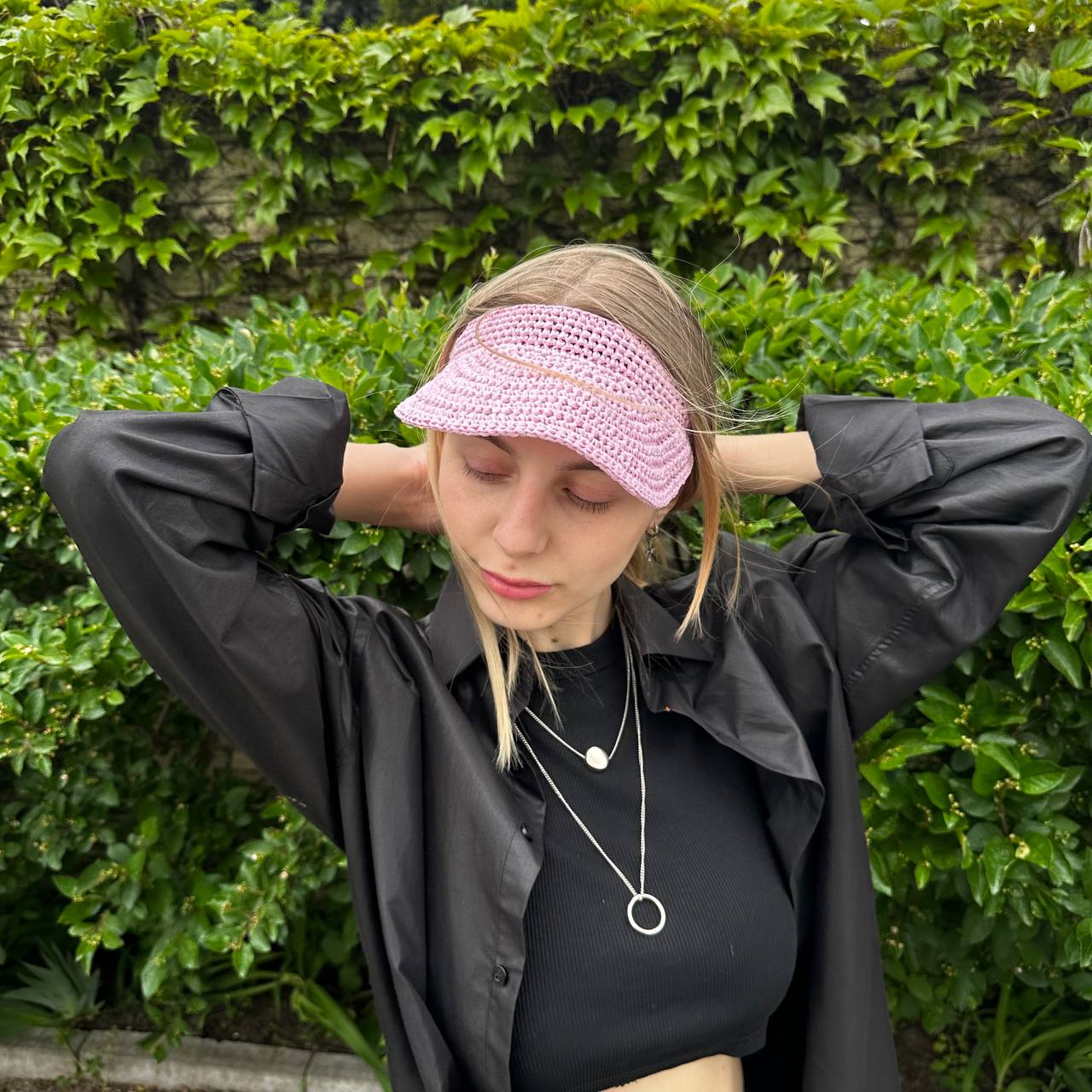 SUMMER VISOR Crochet Pattern (skill level beginner)