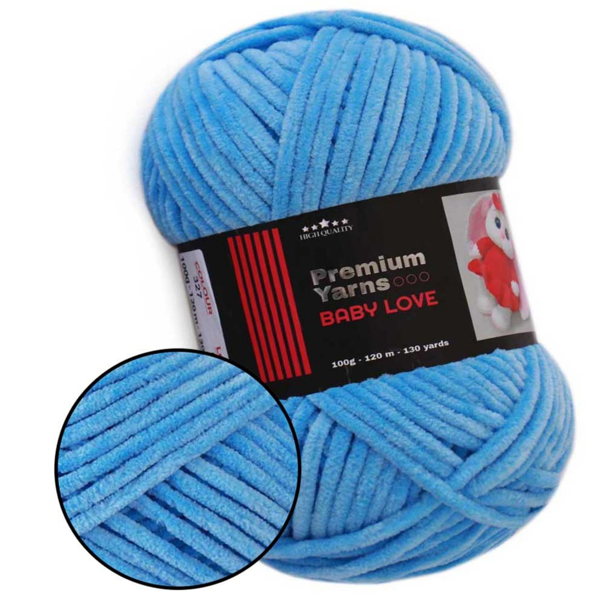 Premium Yarns Baby Love, 40 colors, 3.53 oz / 131 yds