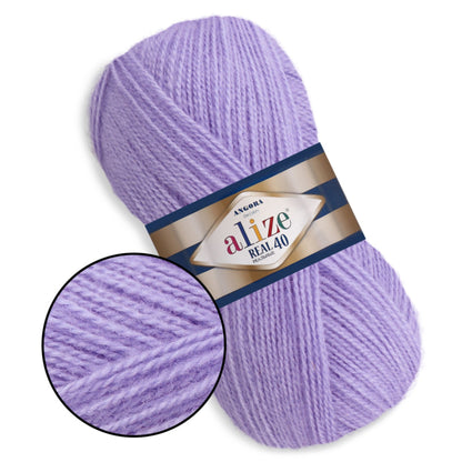 Alize Angora Real 40, 36 colors, 3.5 oz / 525 yds
