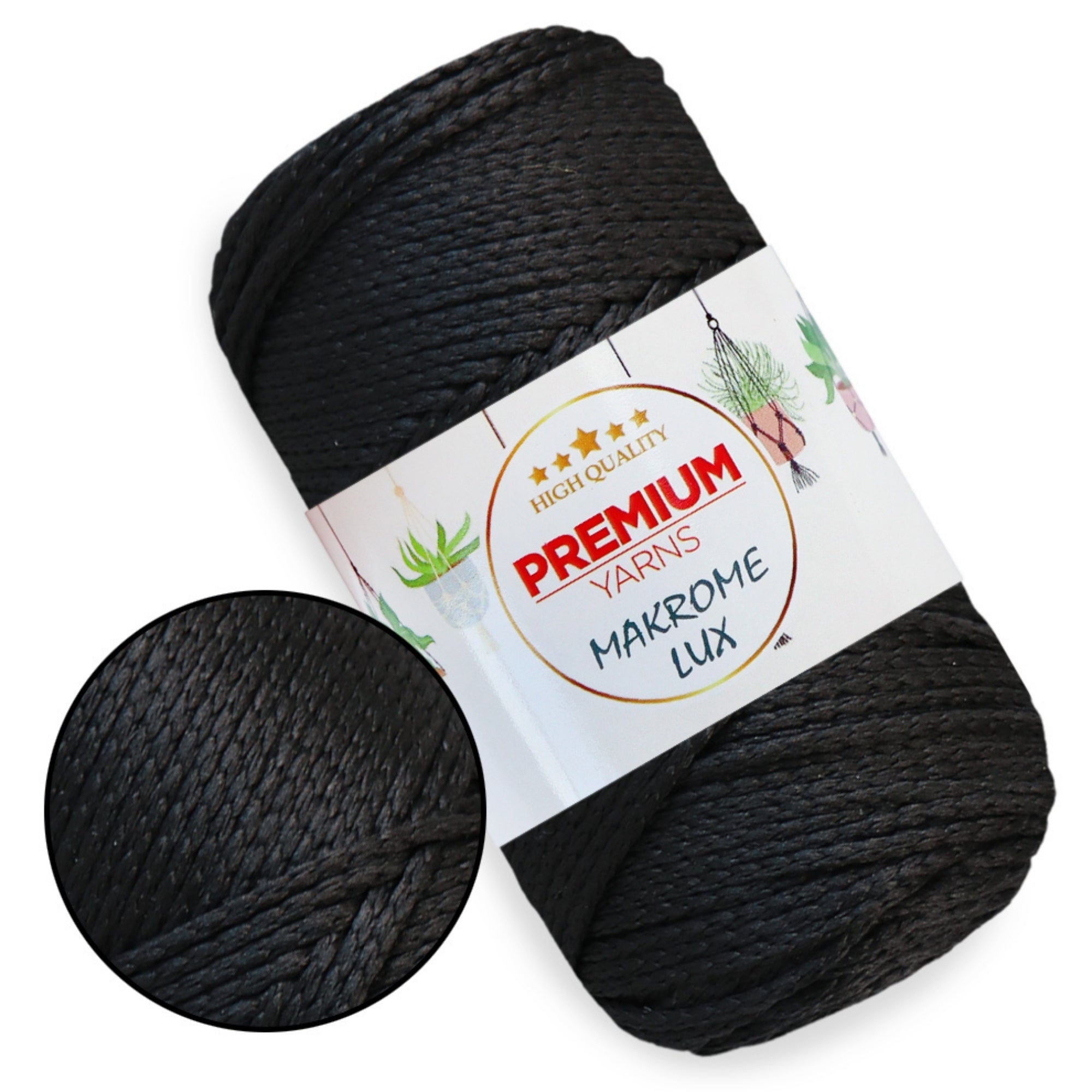 Premium Yarns Makrome Lux, 16 colors, 3.52 oz / 197 yds