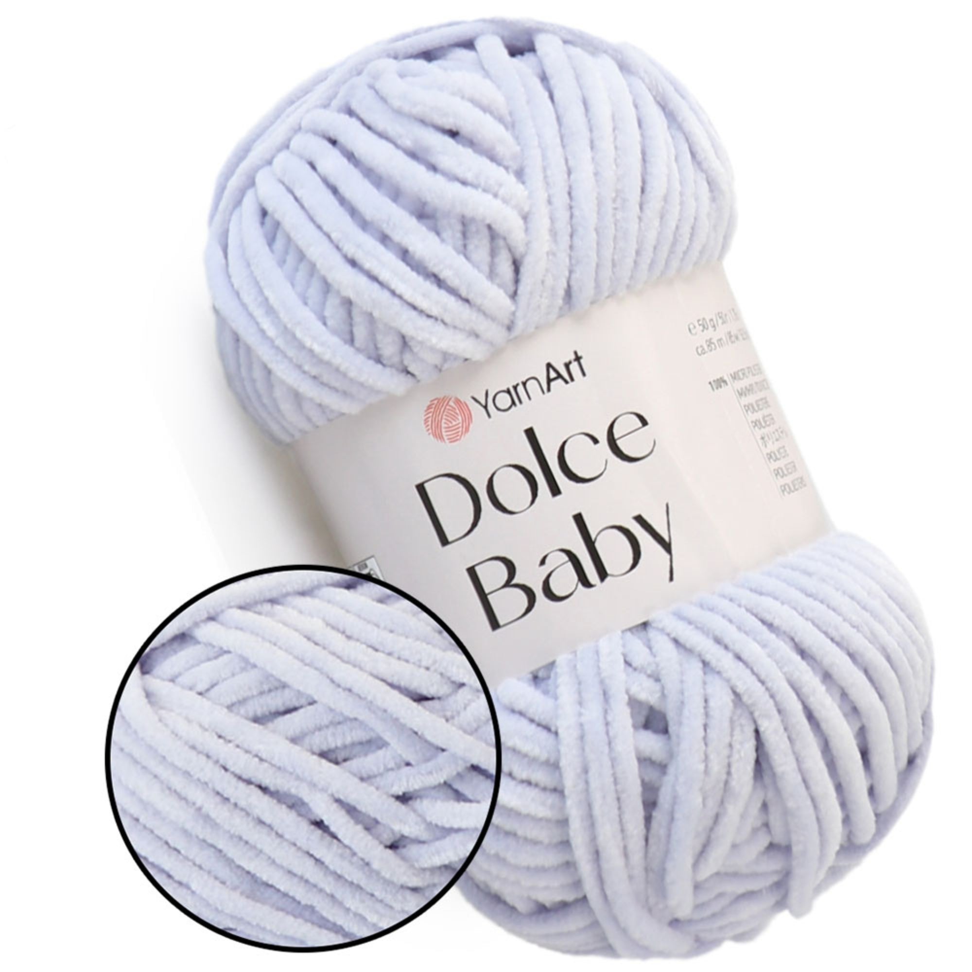 YarnArt Dolce Baby, 29 colors, 1.76 oz / 93 yds