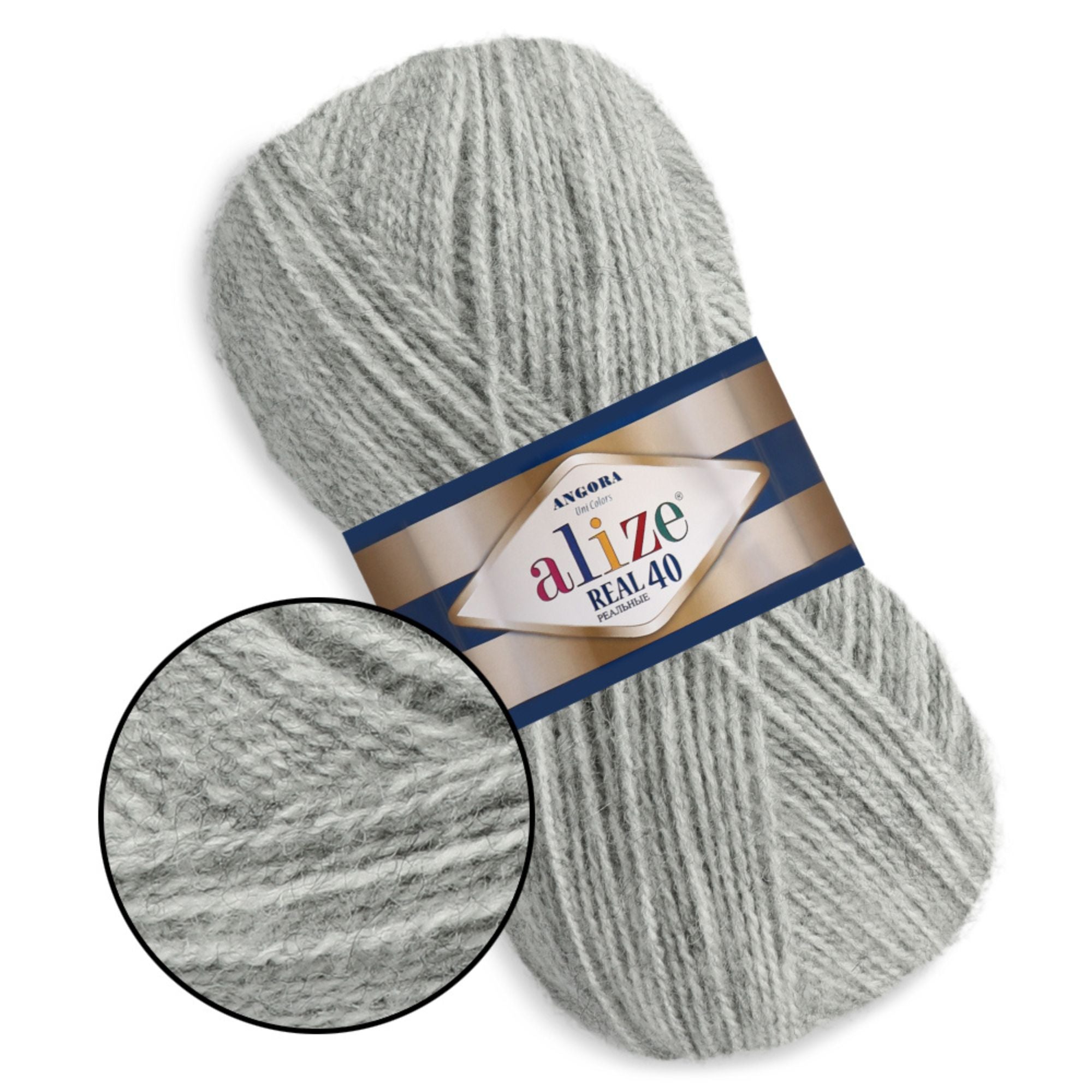 Alize Angora Real 40, 36 colors, 3.5 oz / 525 yds