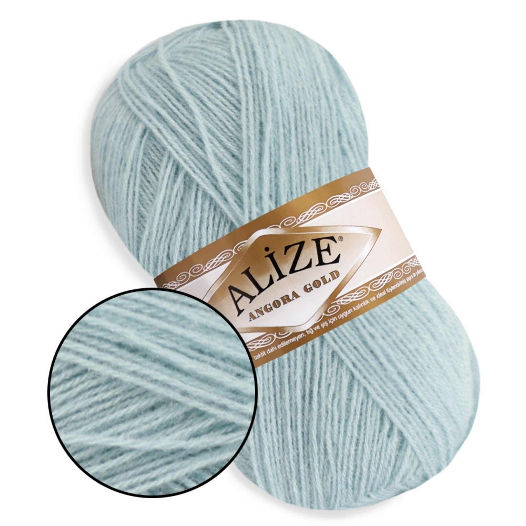 Alize Angora Gold, 56 colors, 3.53 oz / 601 yds