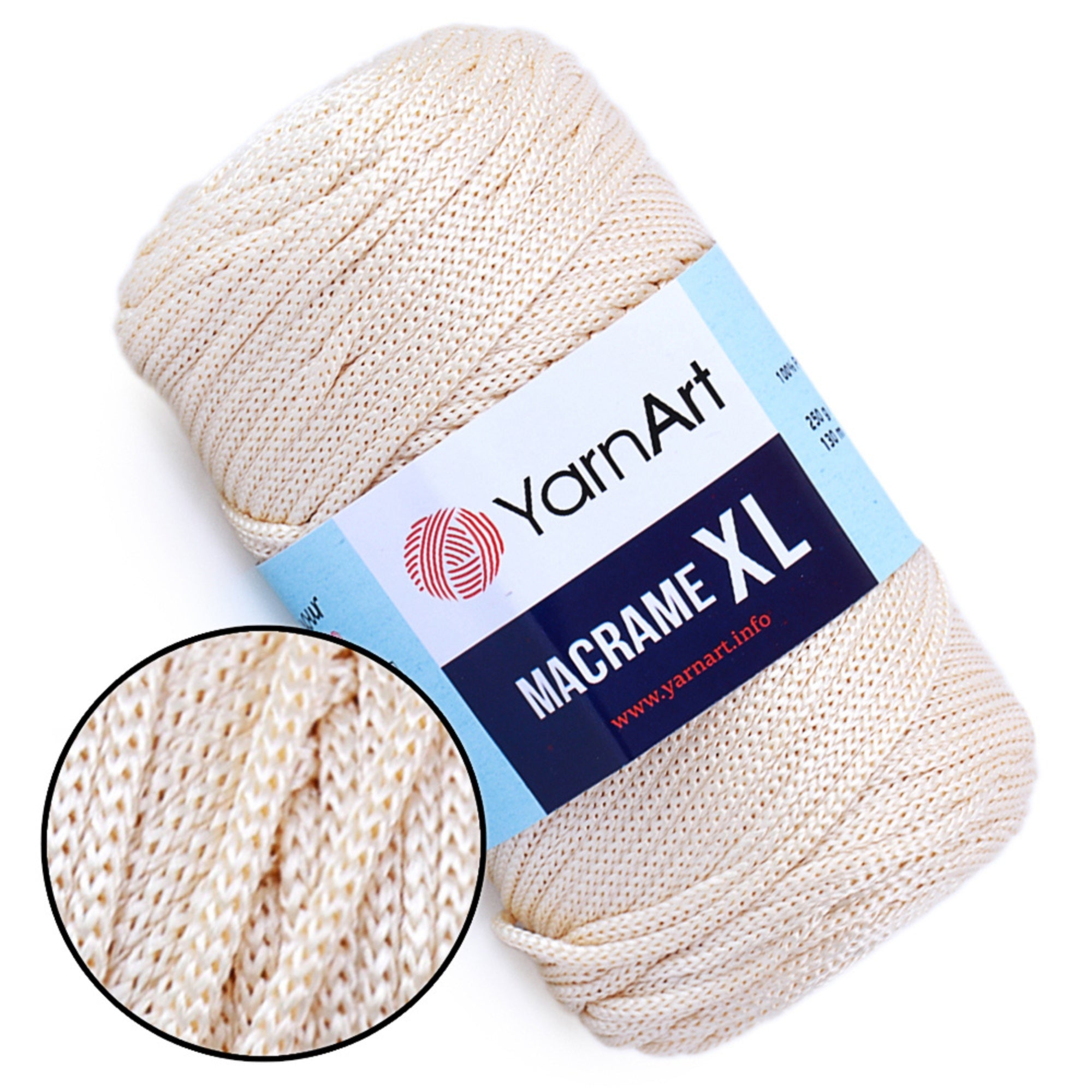 YarnArt Macrame XL, 30 colors, 8.82 oz / 142 yds