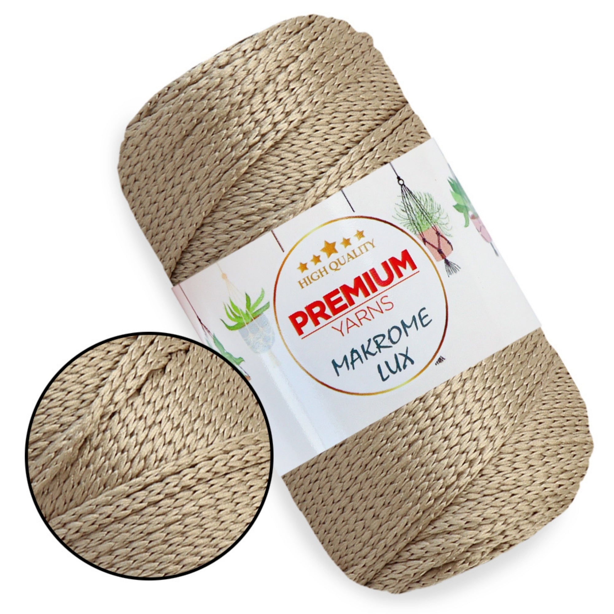 Premium Yarns Makrome Lux, 16 colors, 3.52 oz / 197 yds