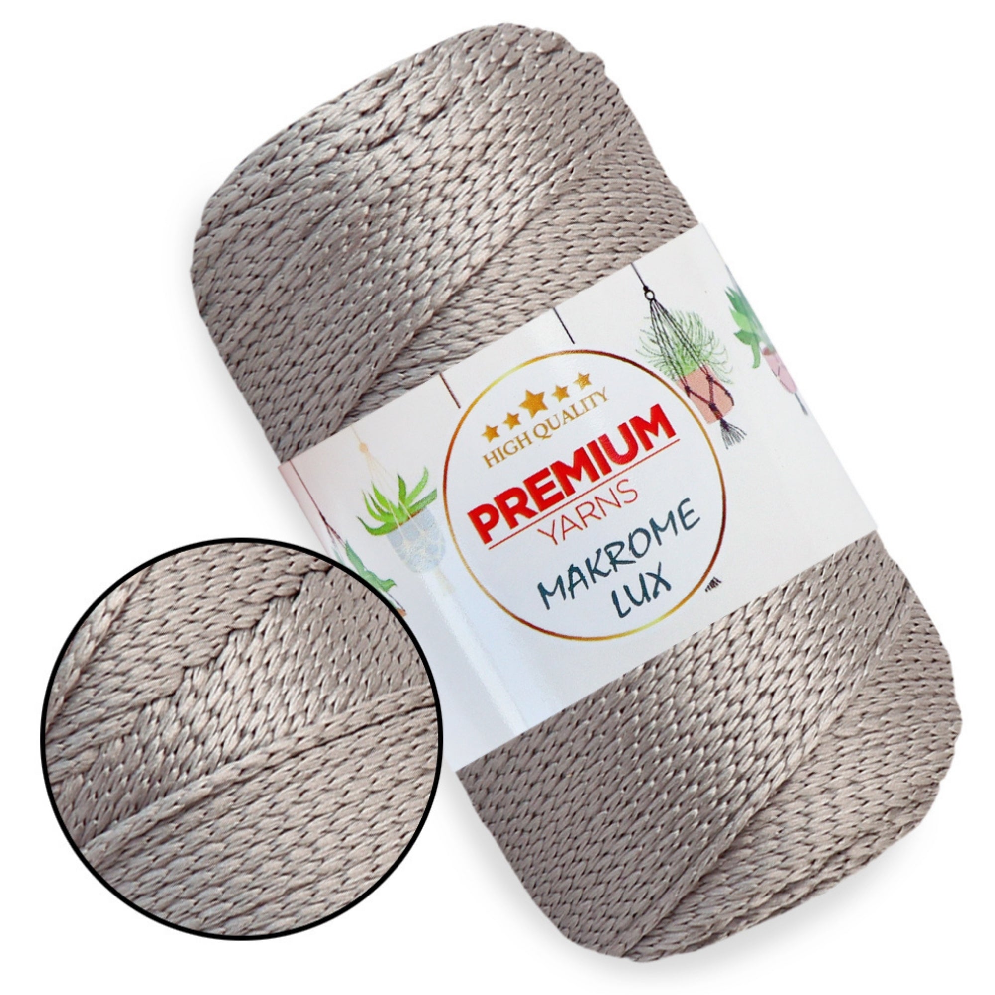 Premium Yarns Makrome Lux, 16 colors, 3.52 oz / 197 yds